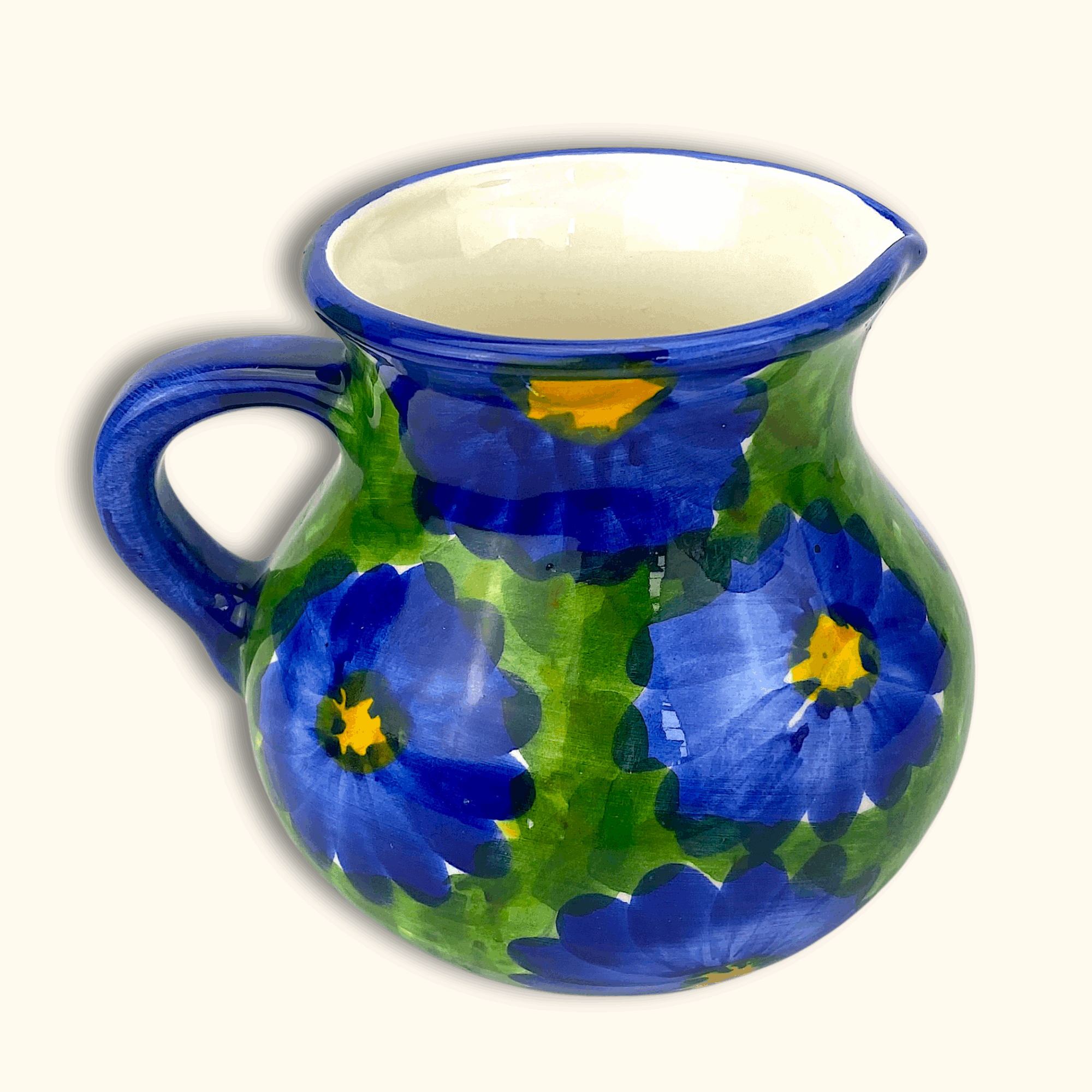 Blue Daisy Flower Large Jug -  - Jugs