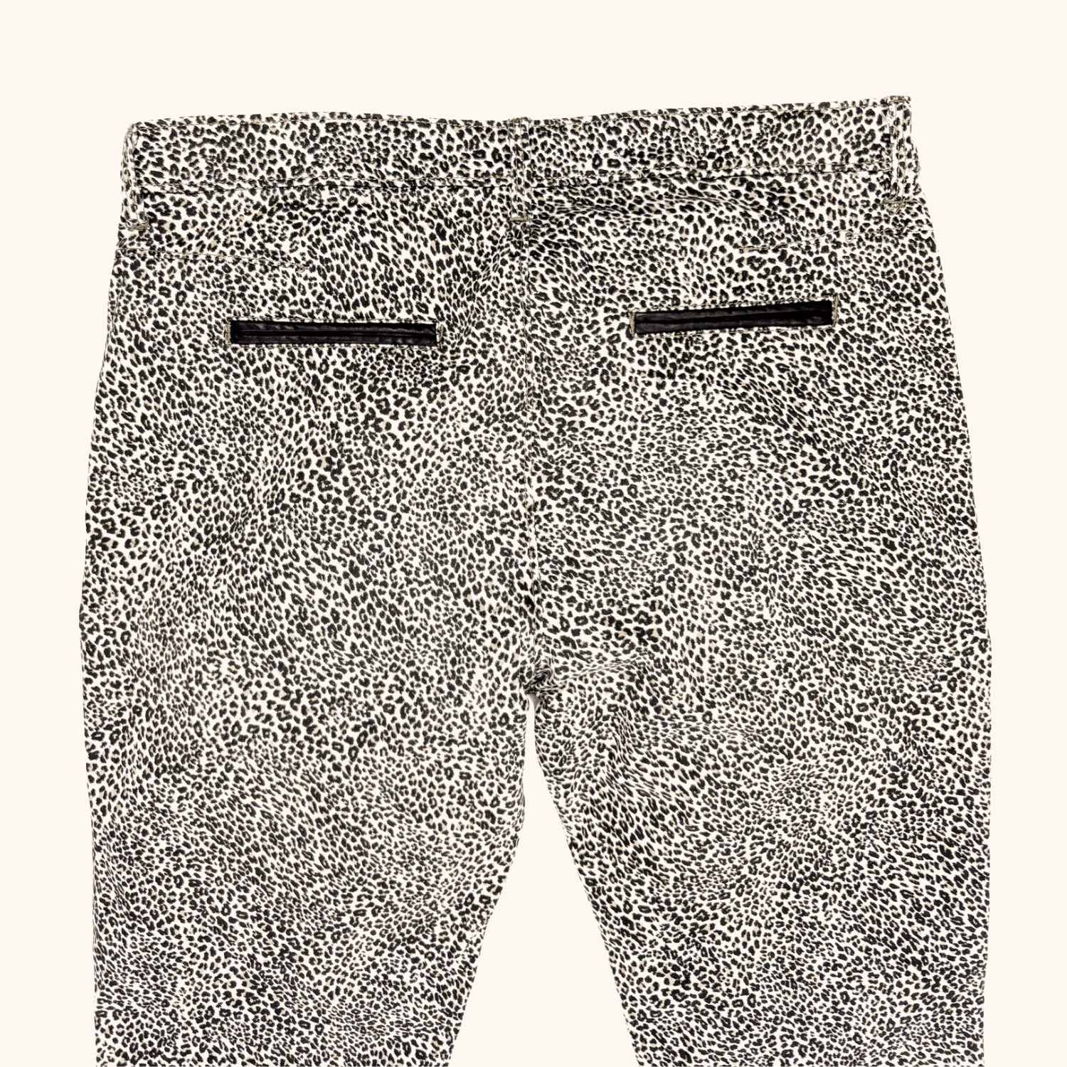 Zara Leopard Print Mid Rise Skinny Jeans - Size 12 Zara