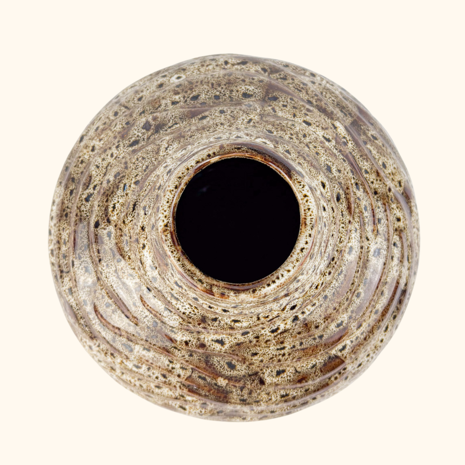 West German Fat Lava Vase Sunshine Thrift
