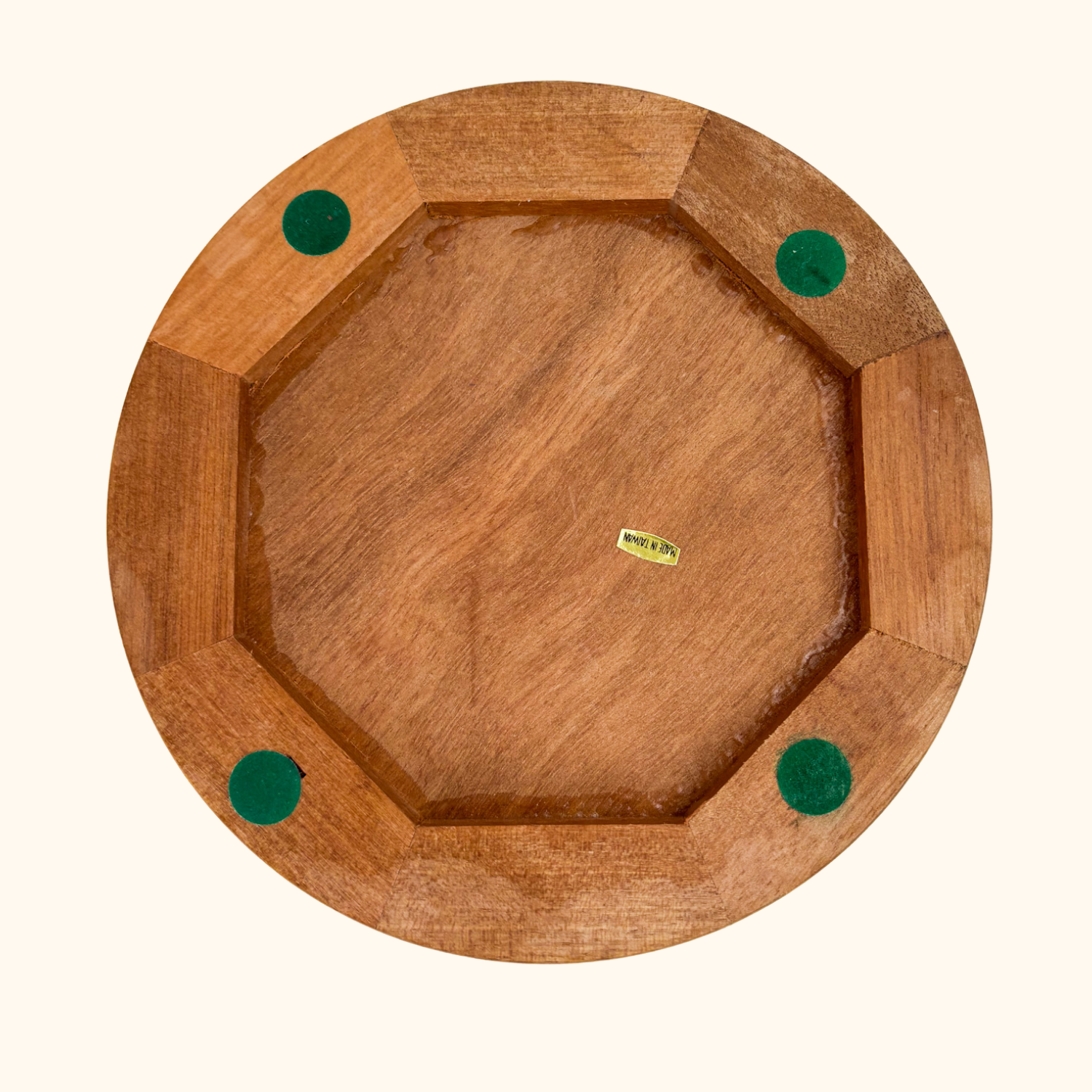 Vintage Wooden Octagon Stained Glass Jewellery Box Sunshine Thrift