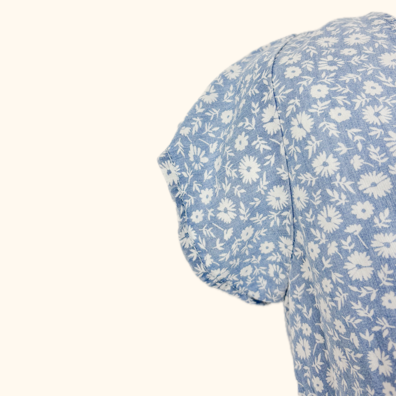 Next Cool Blue Ditsy Floral Mini Dress - Size 6 Next