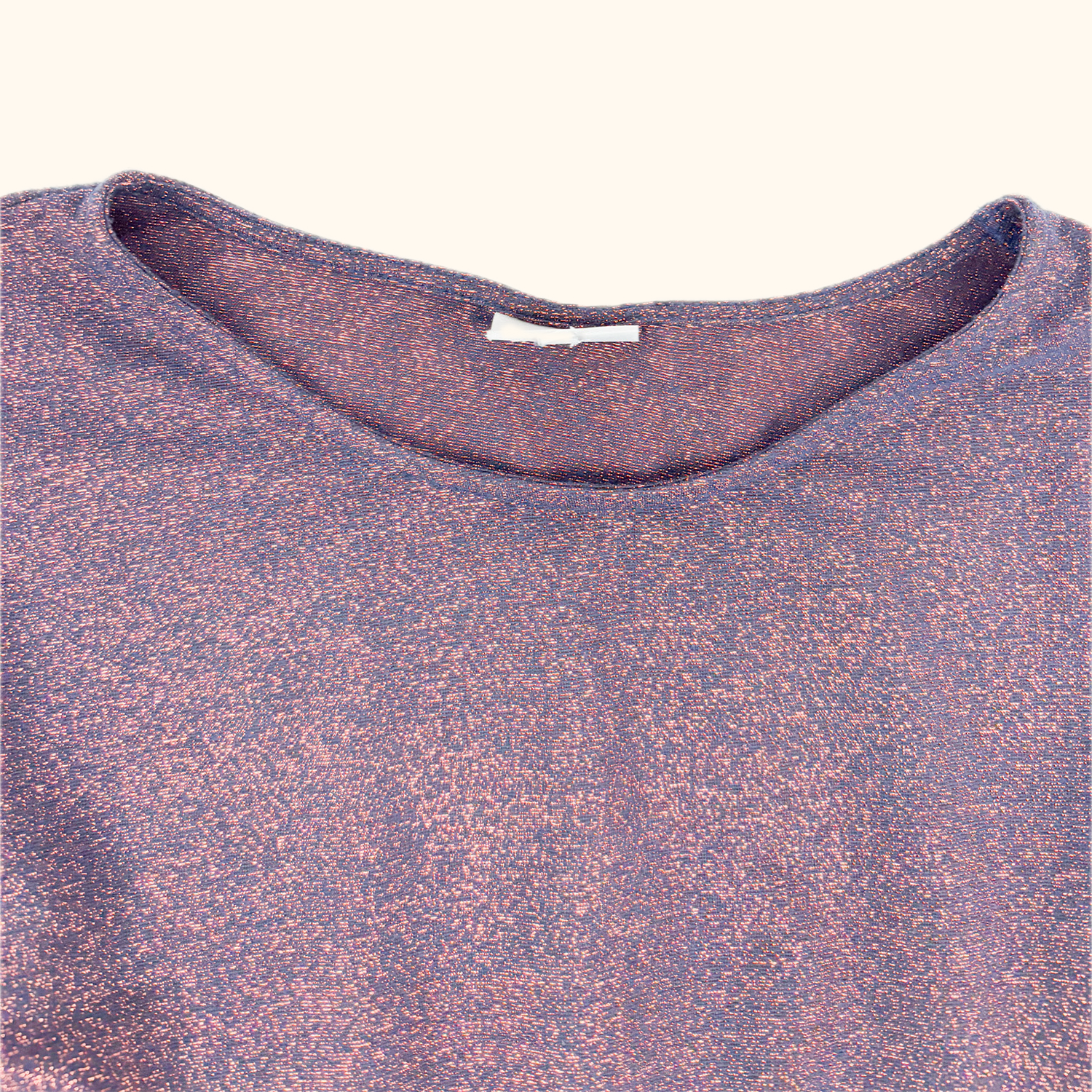 Oliver Bonas Copper Navy Metallic Tunic Dress - Size 14 Oliver Bonas