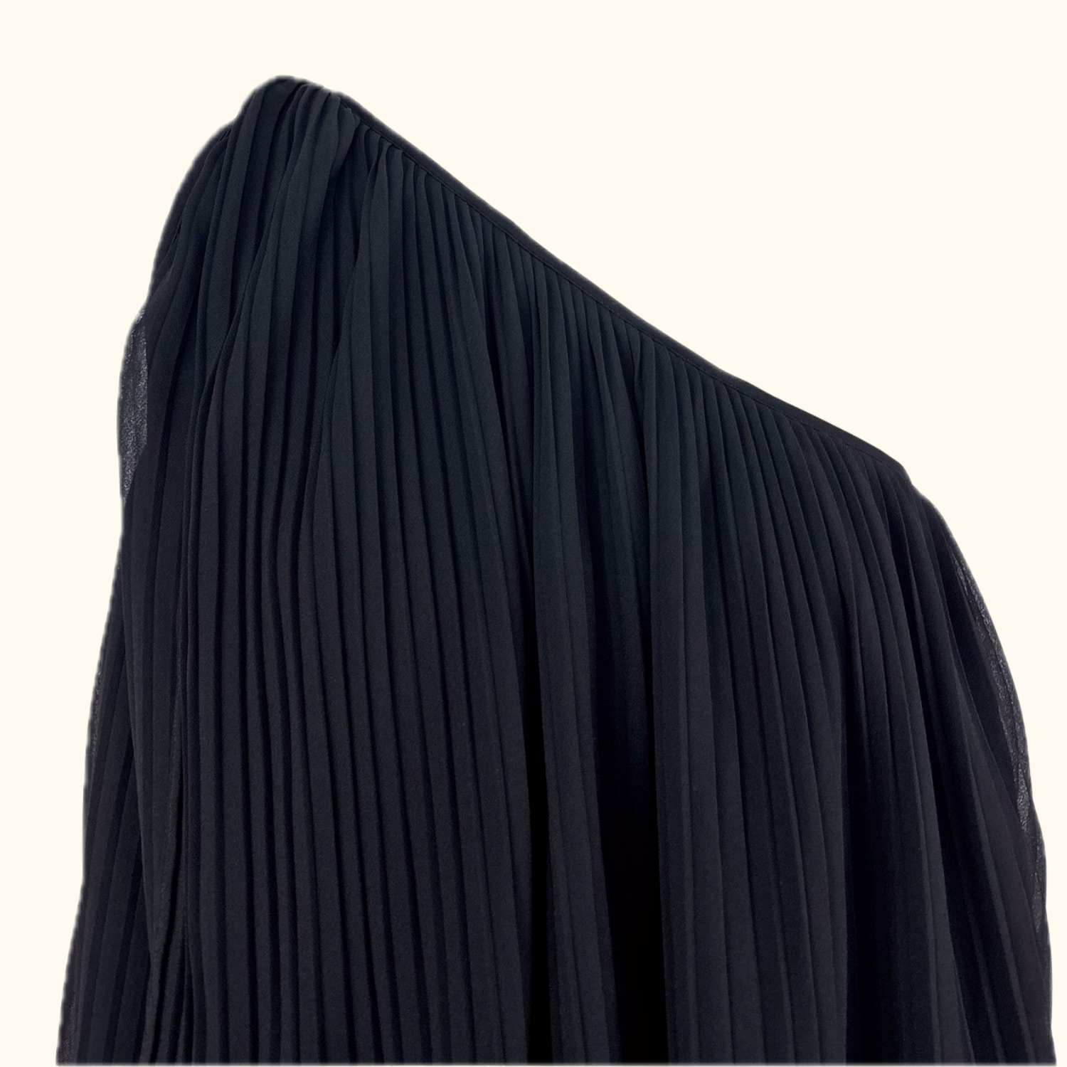 Michael Kors One Shoulder Tiered Black Ruffle Dress - Size Large Michael Kors