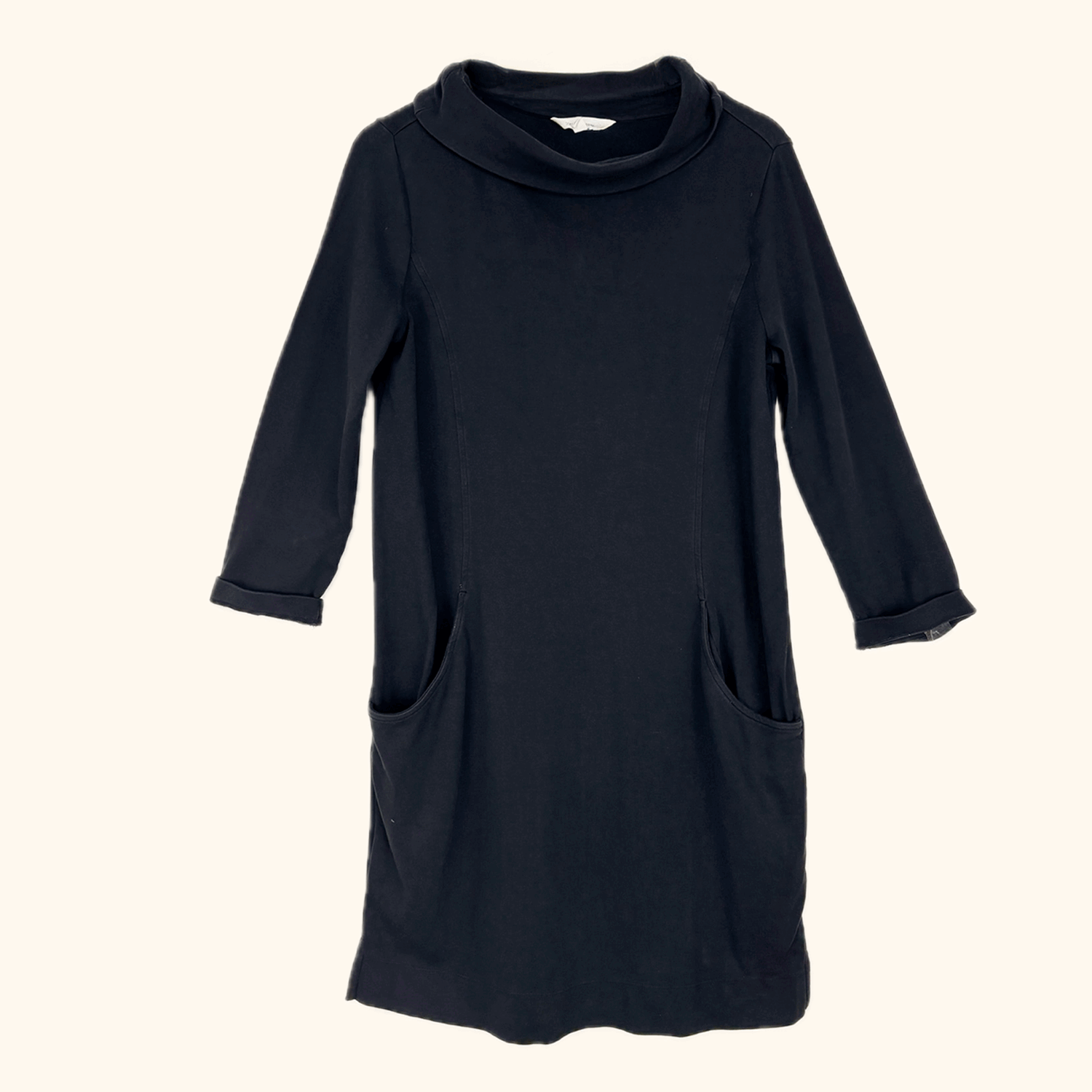 Seasalt Cornwall Black Jumper Dress - Size 12 Seasalt Cornwall
