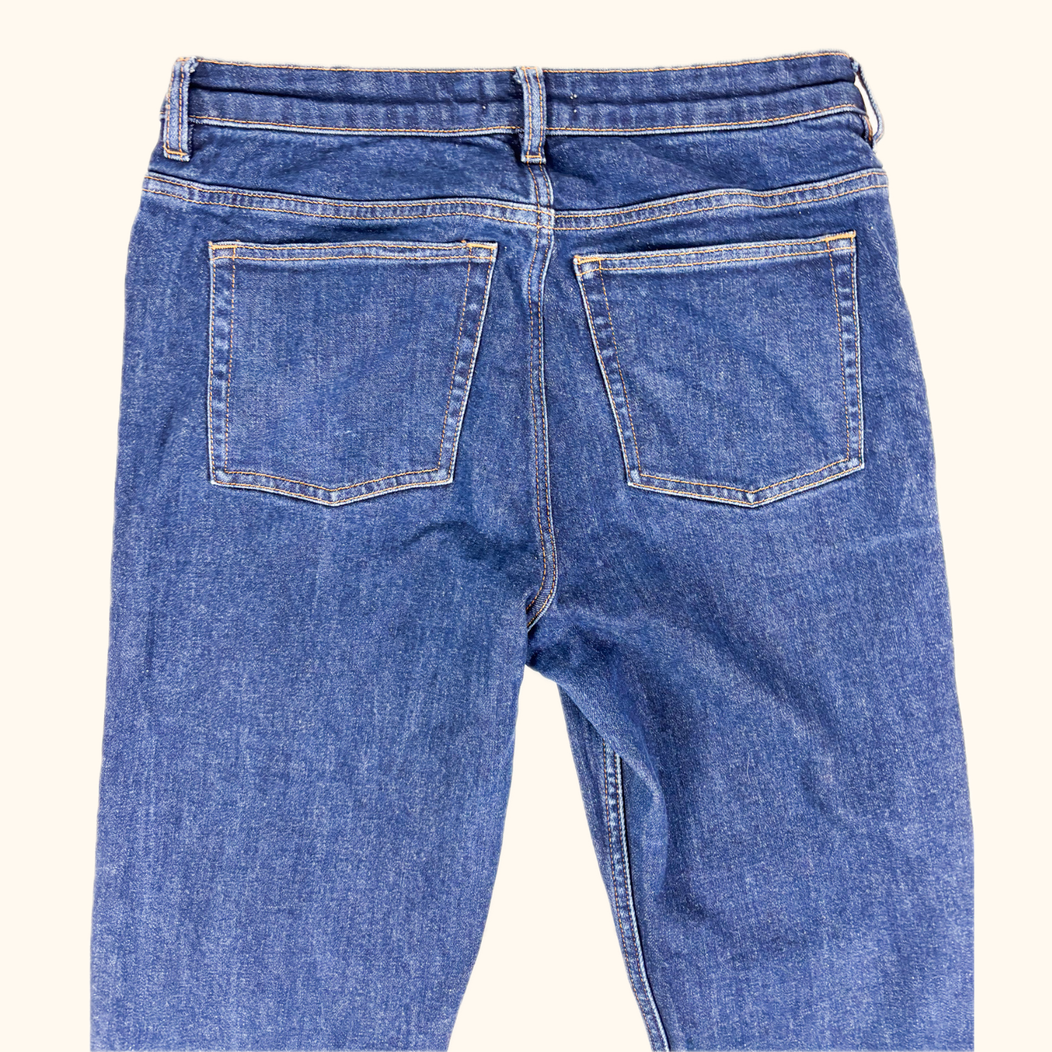 & Other Stories Blue Denim Straight Leg Jeans - Size 30inch & Other Stories