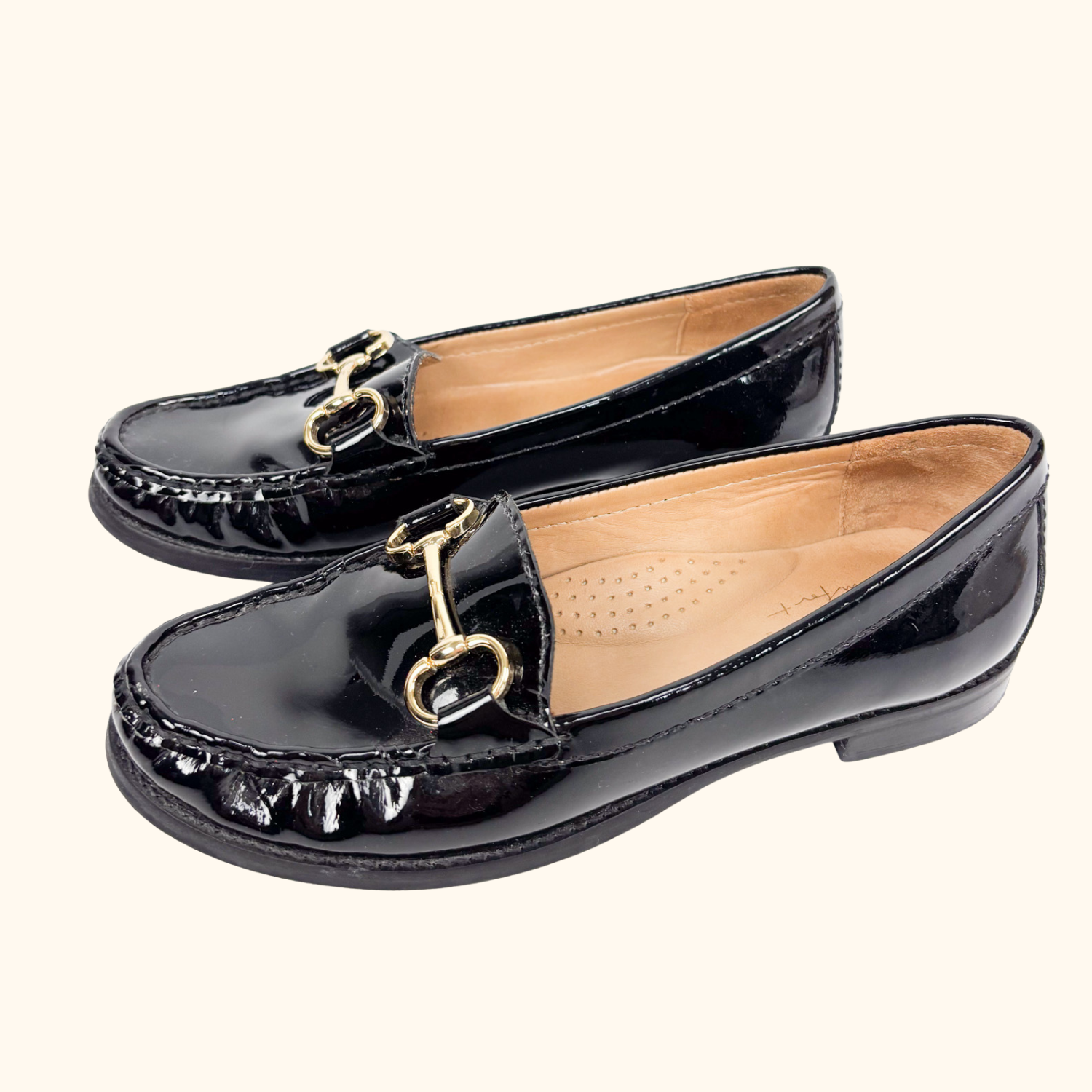 Carvela Comfort Black Leather Loafers - Size 3 Carvela