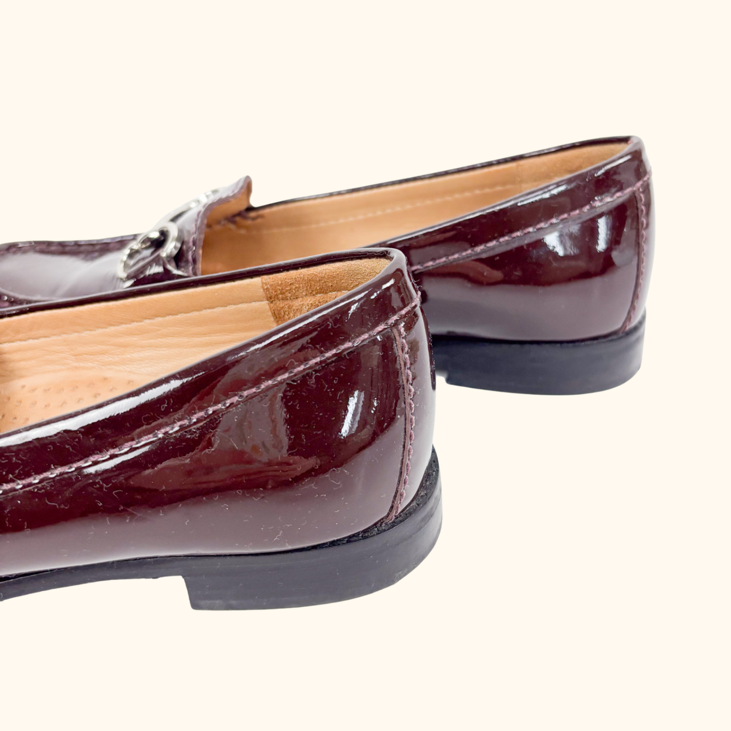 Carvela Comfort Burgundy Leather Loafers - Size 3 - - Shoes & Boots