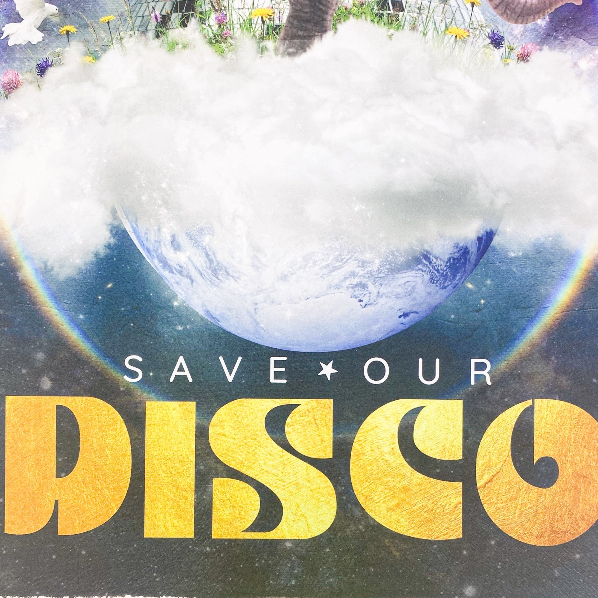 Turtledust Save Our Disco Unique Print 30cm x 42cm - - Artwork