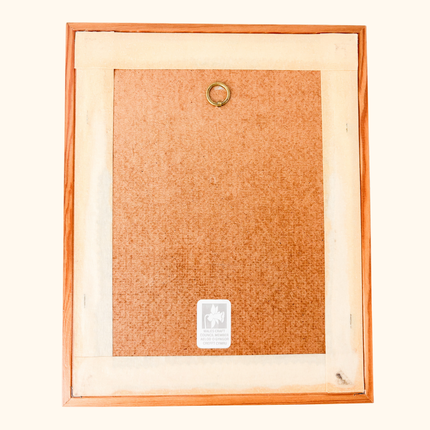 Vintage Welsh Pressed Flowers Wooden Frame Sunshine Thrift