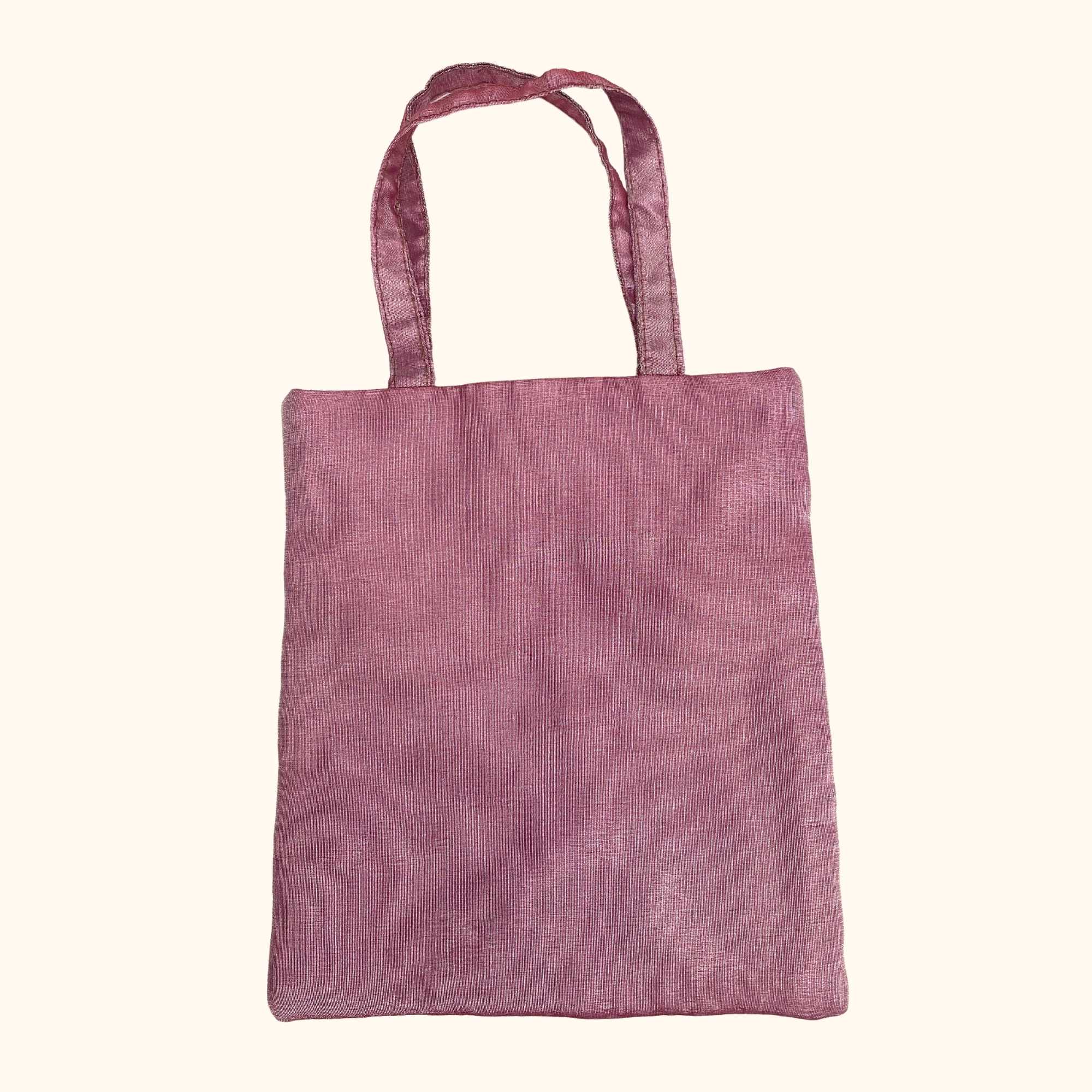 Pink and Gold Vintage Mini Bag - - Bags