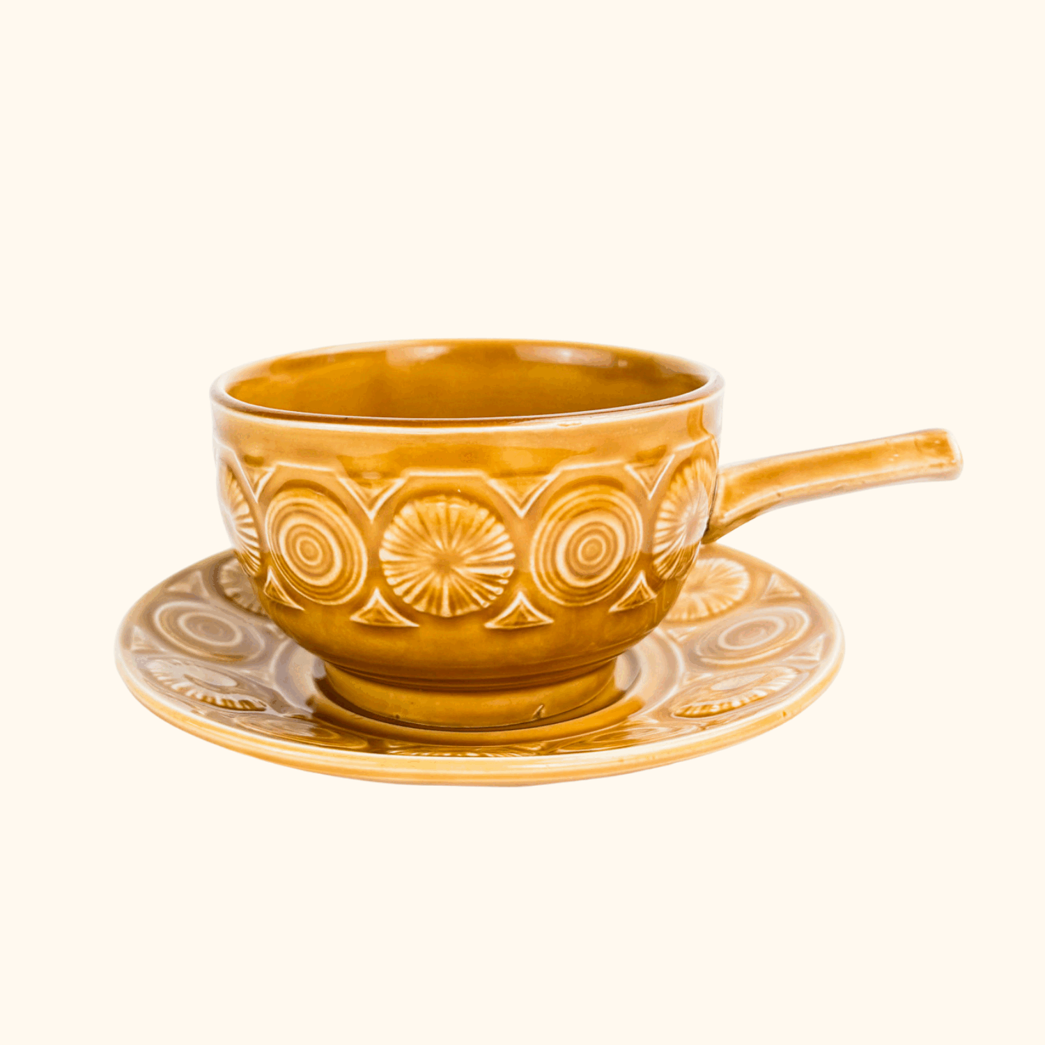 Vintage 1970s Tams England Romany Soup Bowl and Saucer - - Kitchenware