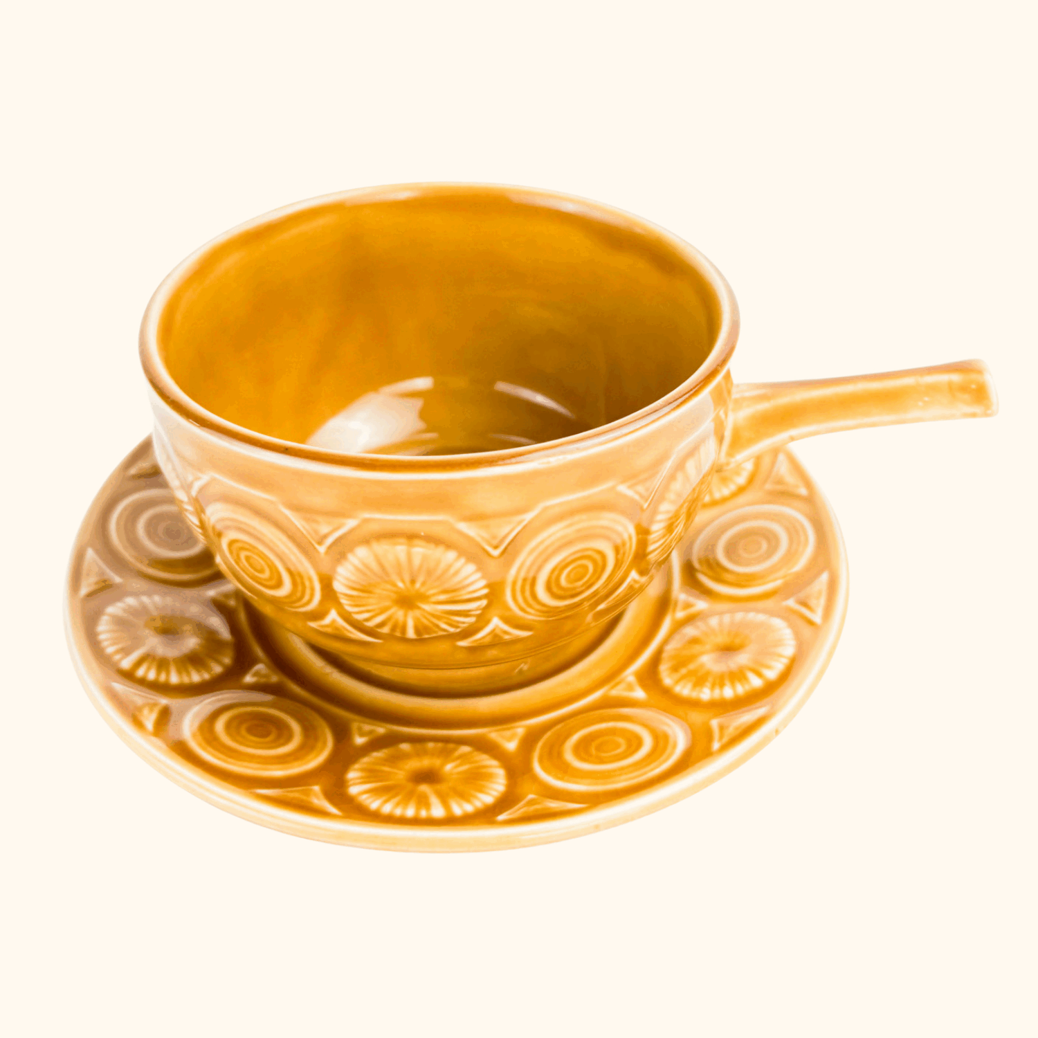 Vintage 1970s Tams England Romany Soup Bowl and Saucer - - Kitchenware