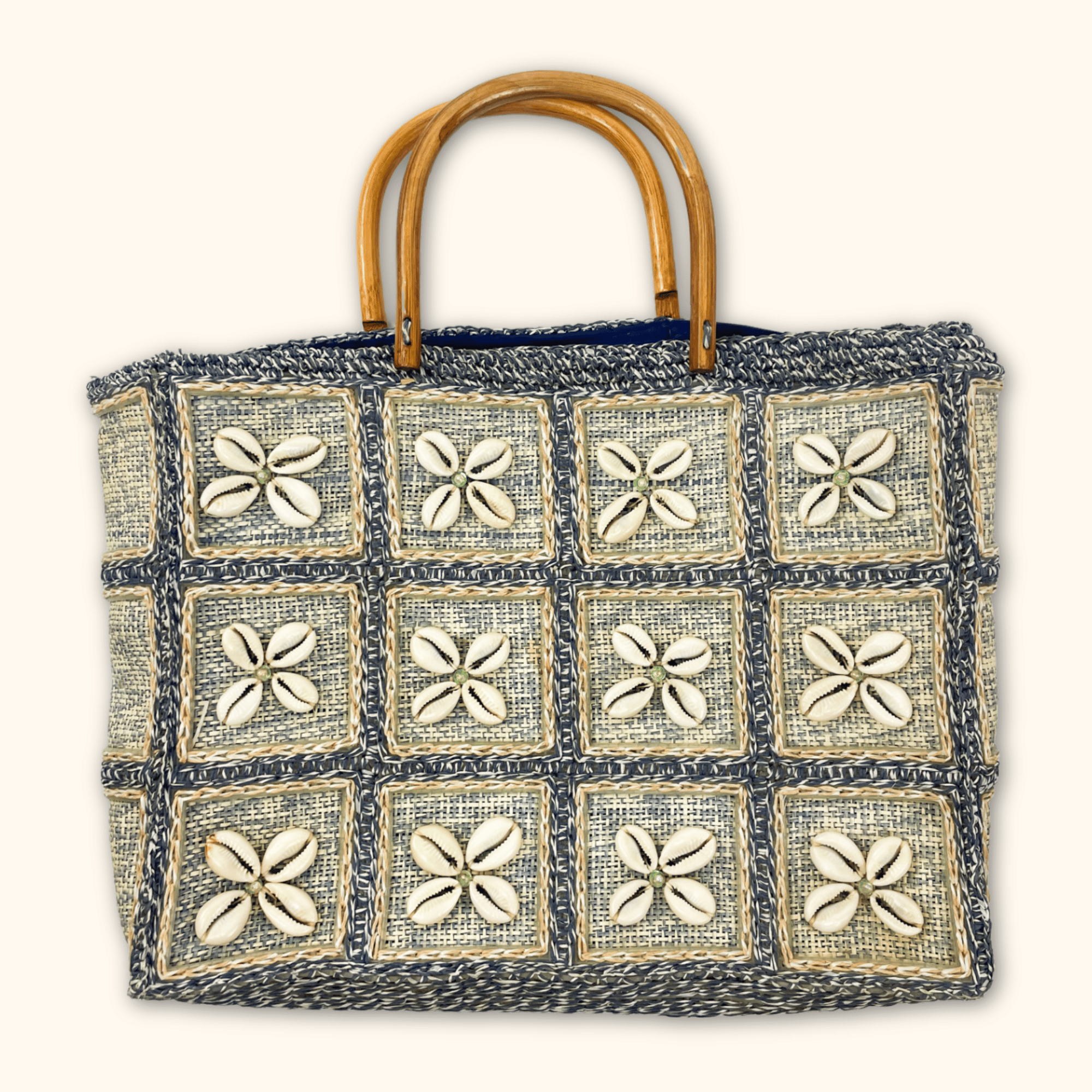 Vintage Janna Hall Shell Beach Bag Sunshine Thrift