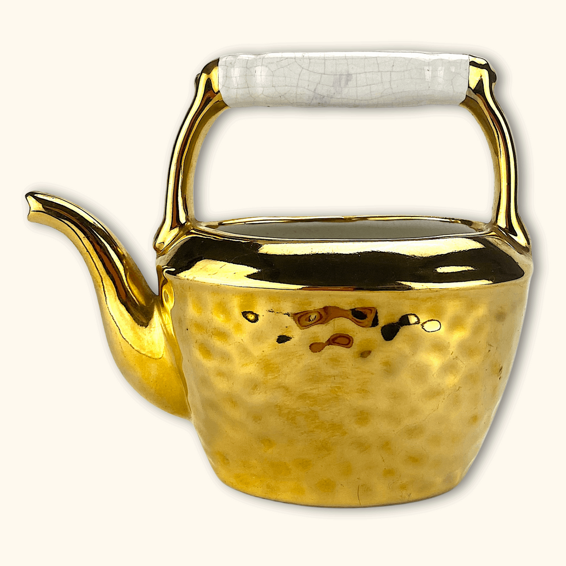 Brass Effect Ornamental Kettle -  - Ornaments