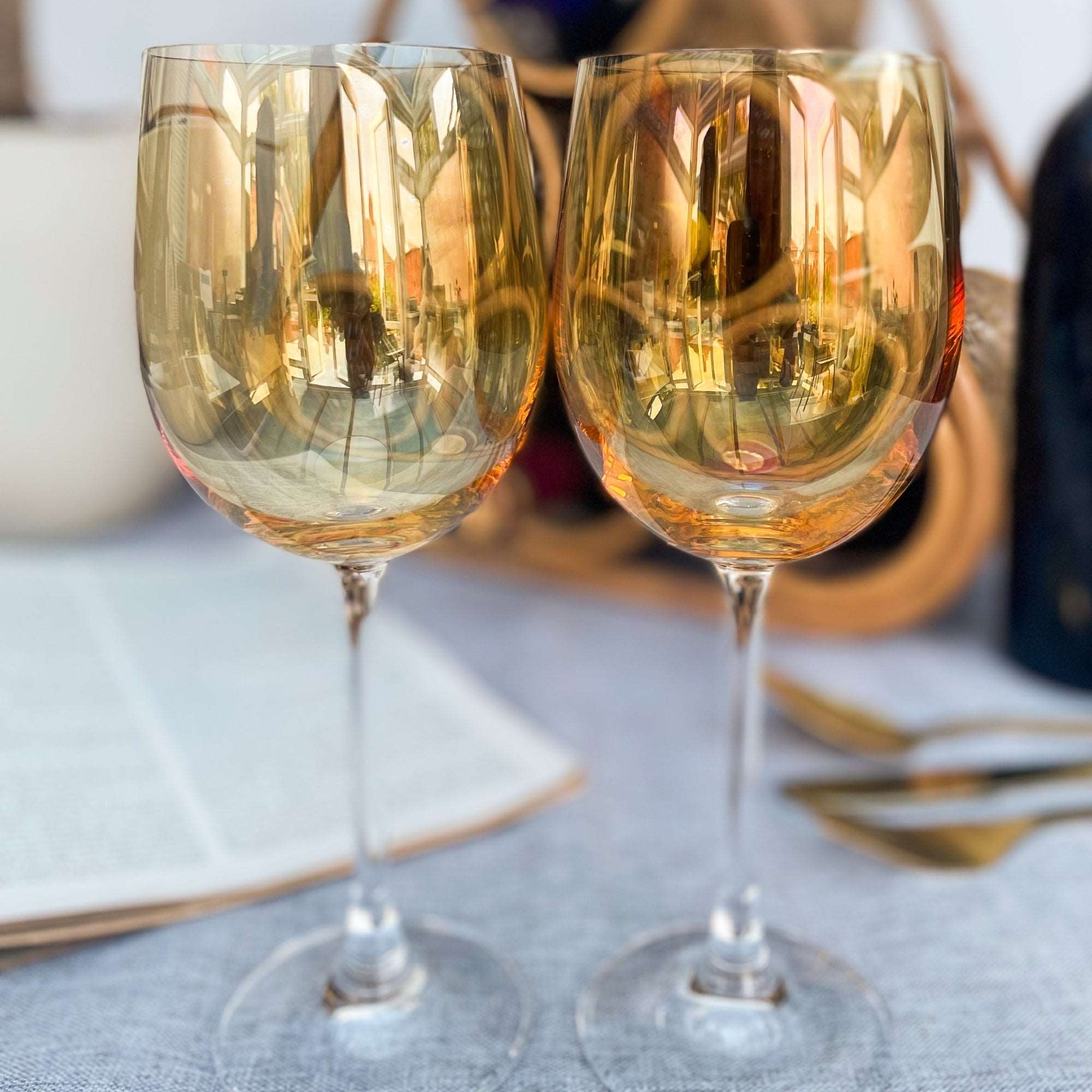 Gold Wine Glasses -  - Kitchenware