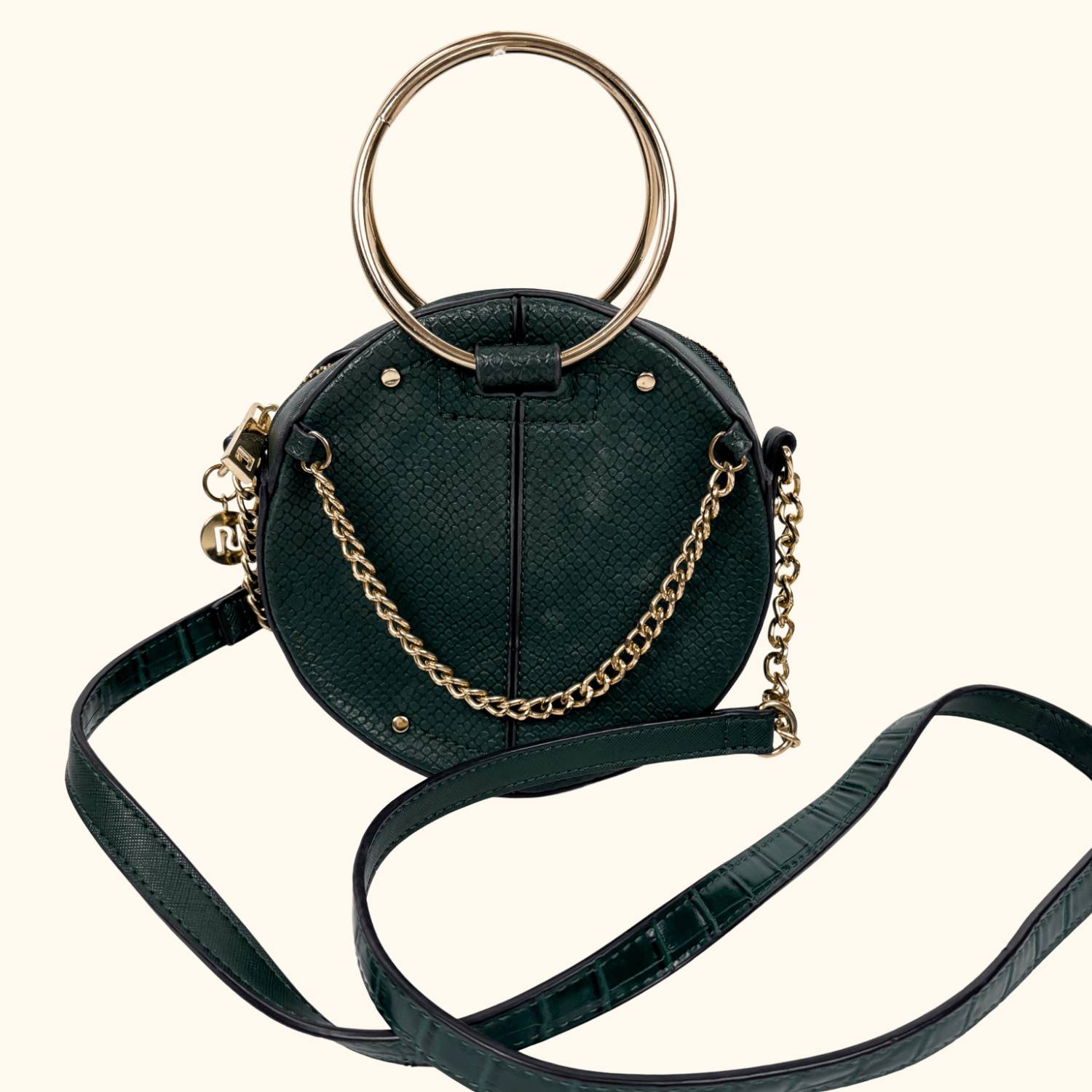 River Island Emerald Green Round Crossbody Bag River Island