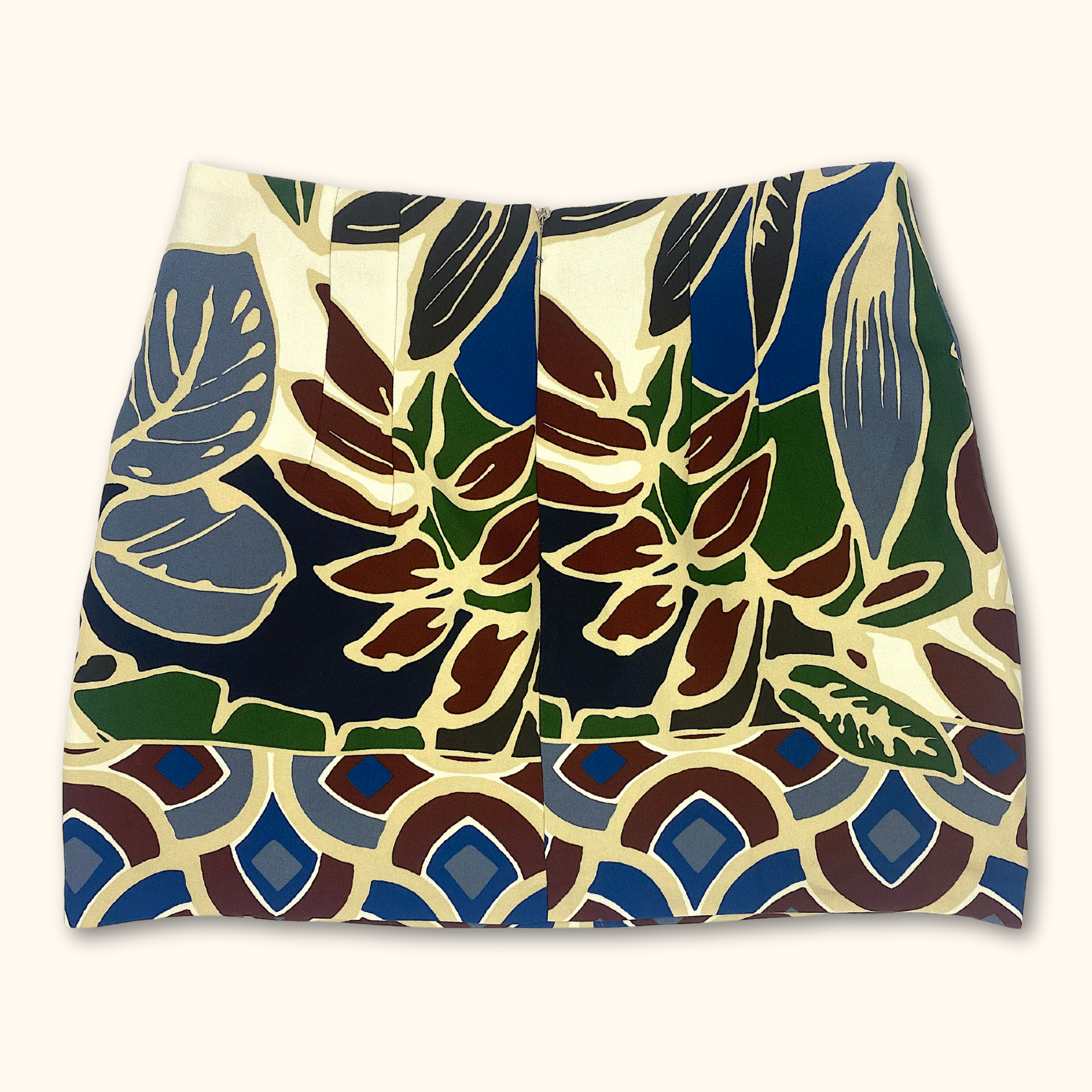 Zara Abstract Print Mini Skirt - Size Medium - - Skirts