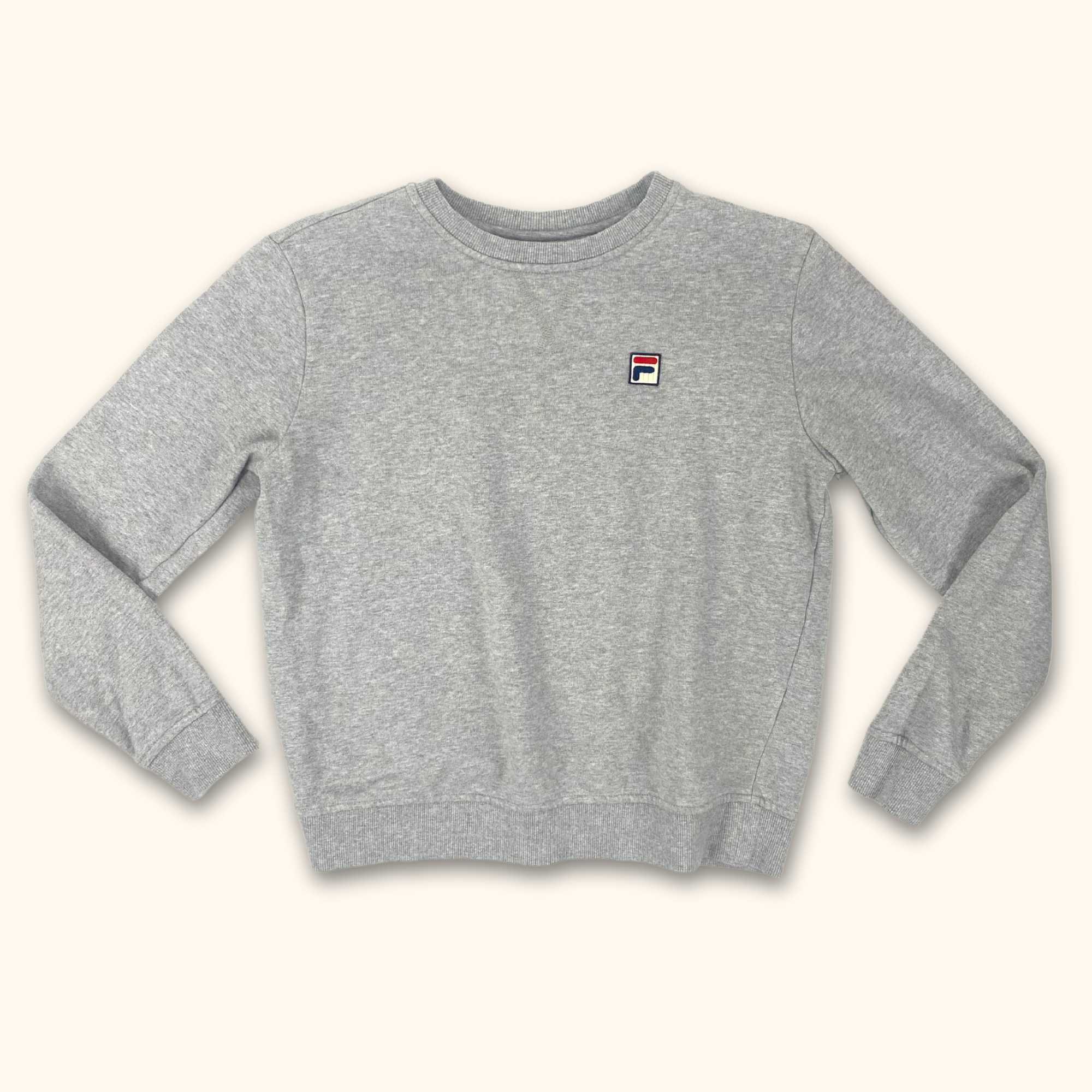 Fila Grey Long Sleeve Sweatshirt - Size Small - - Jumpers