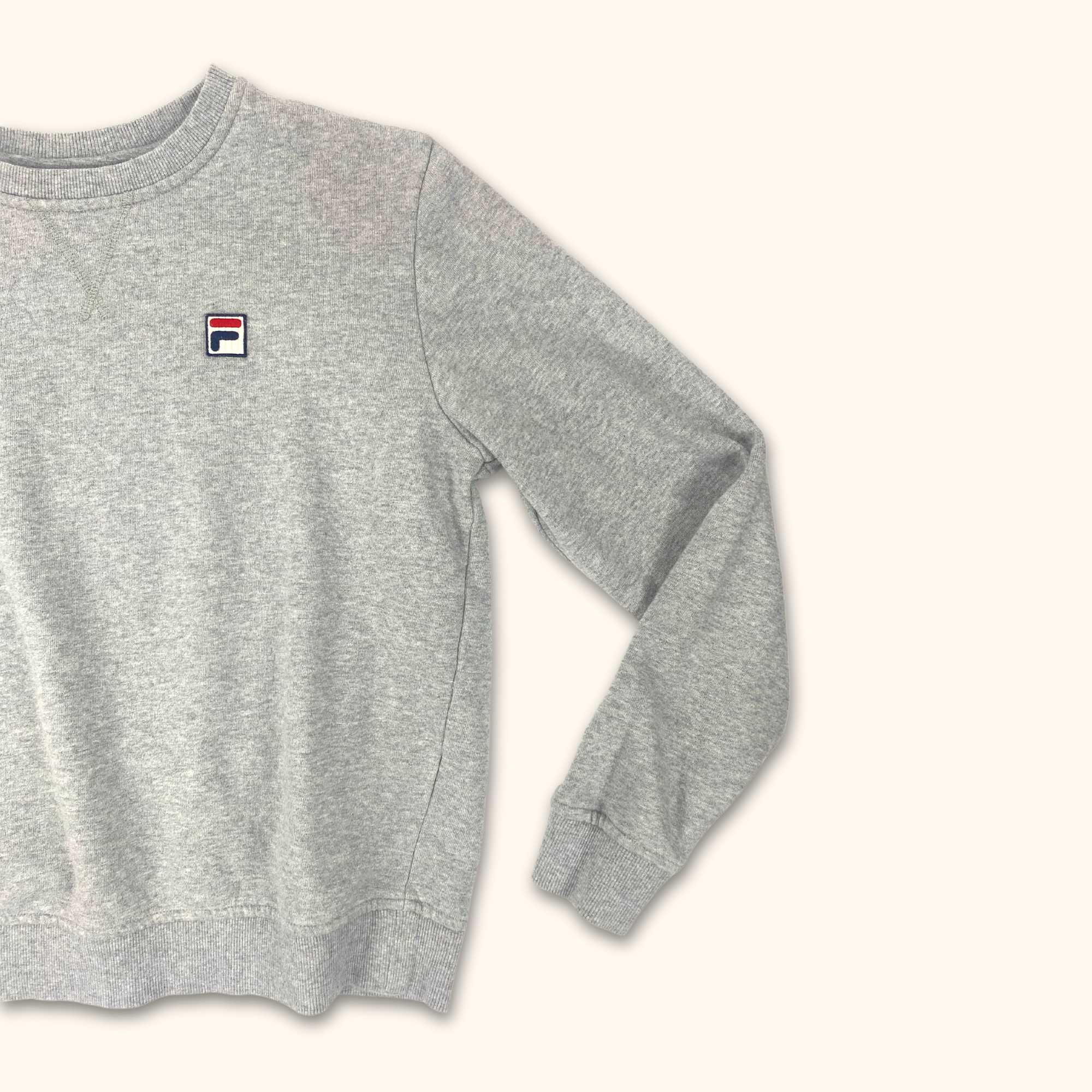Fila Grey Long Sleeve Sweatshirt - Size Small - - Jumpers