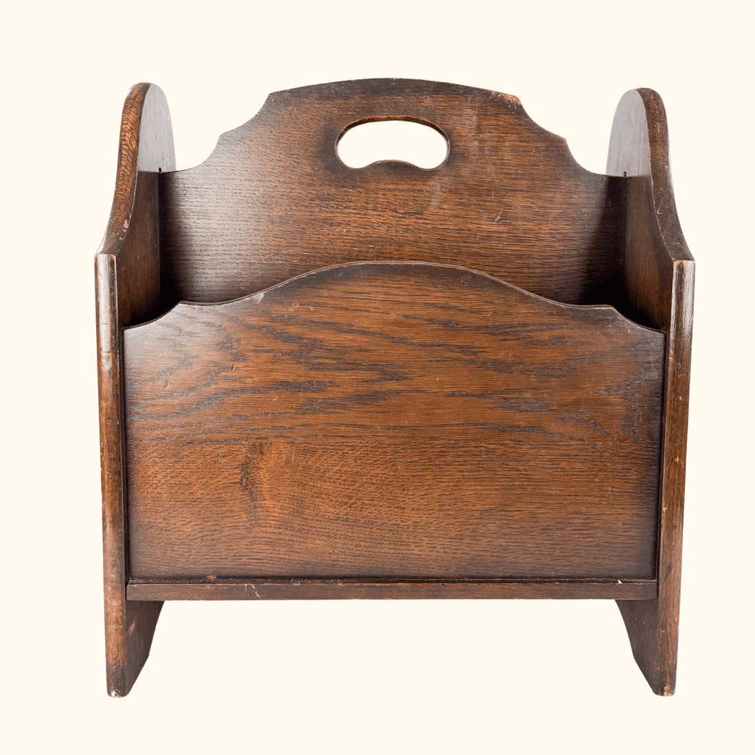 Solid Mahogany Wooden Magazine Rack Sunshine Thrift