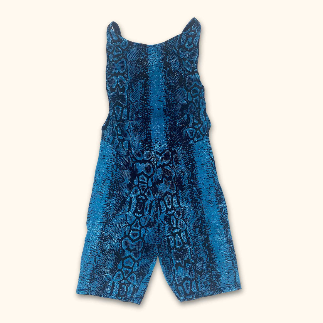 Motel Blue Snake Print Playsuit - Size XS -  - Playsuits