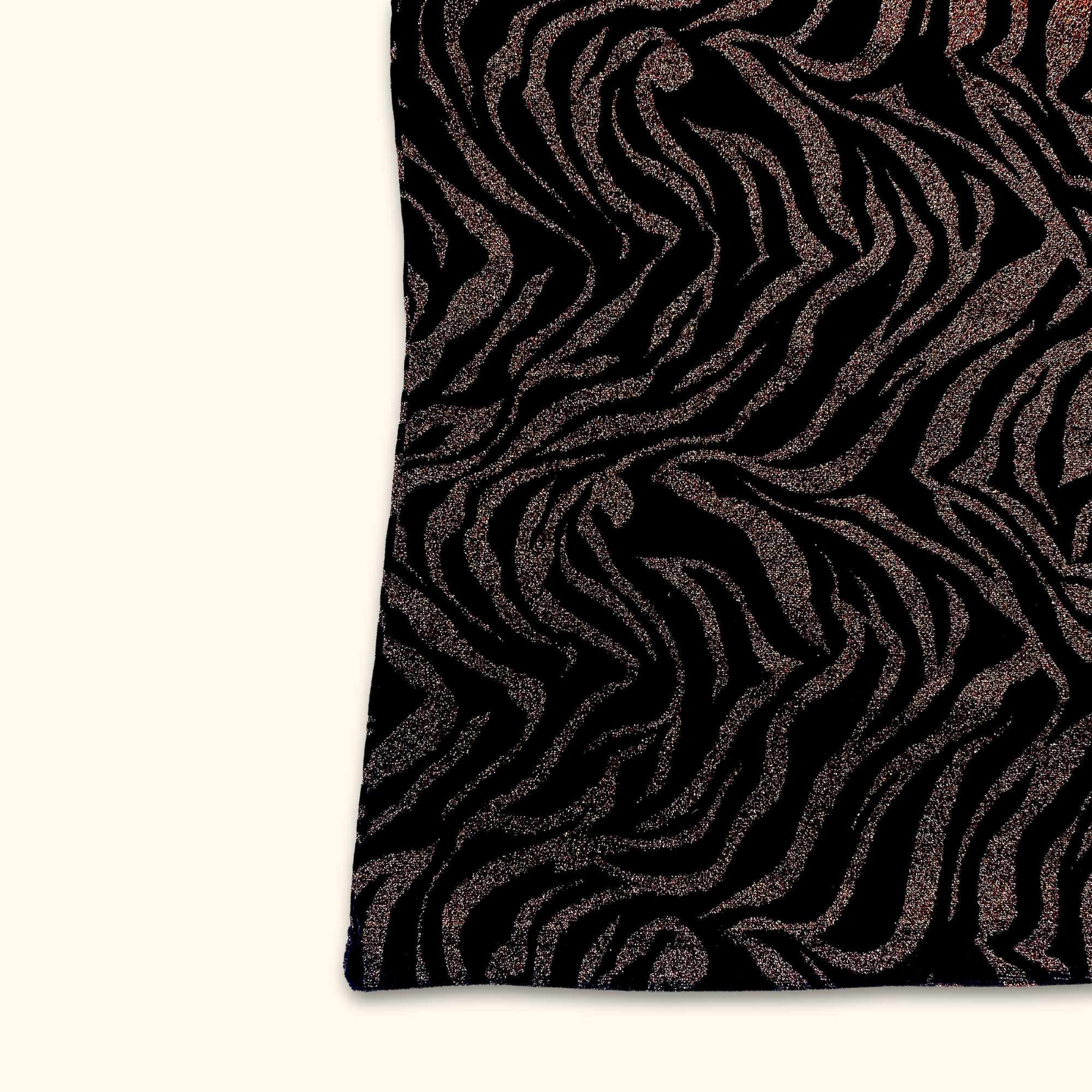 Anna Rose Gold Sparkle Short Sleeve Top - Size Small - - Tops