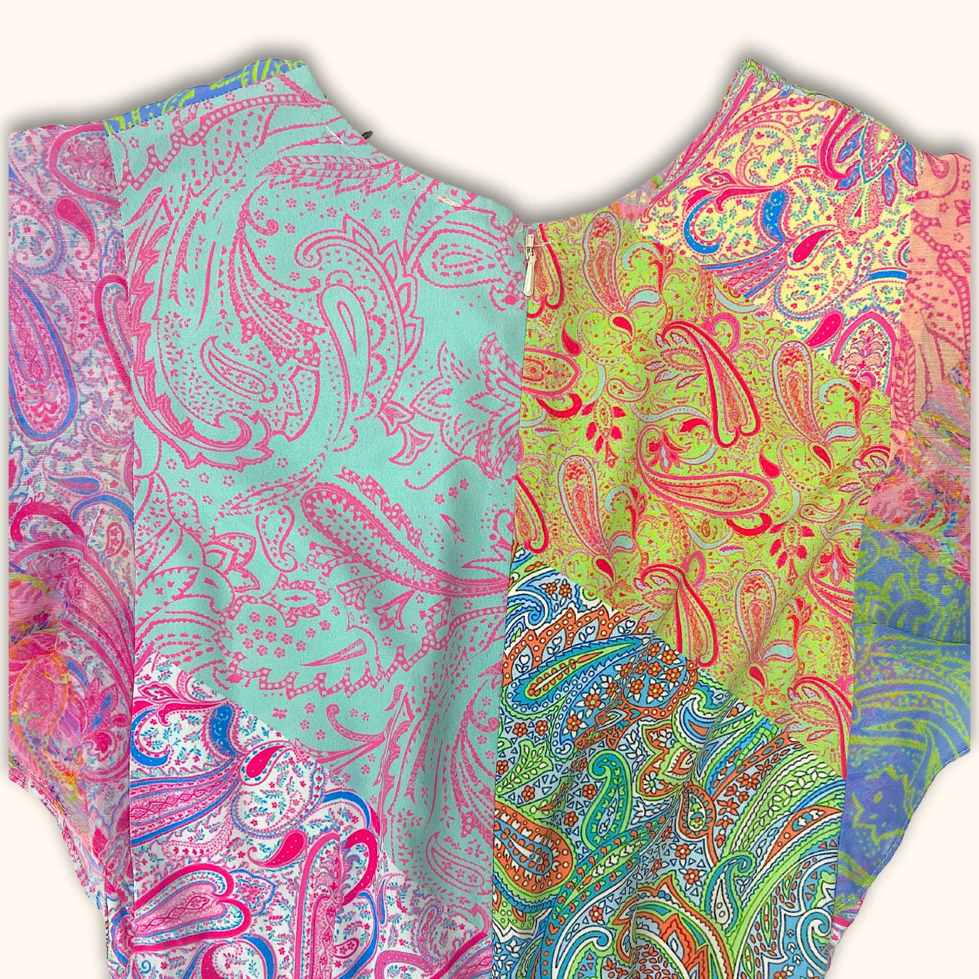 Never Fully Dressed Mixed Paisley Printed Midi Dress - Size 6 - - Dresses