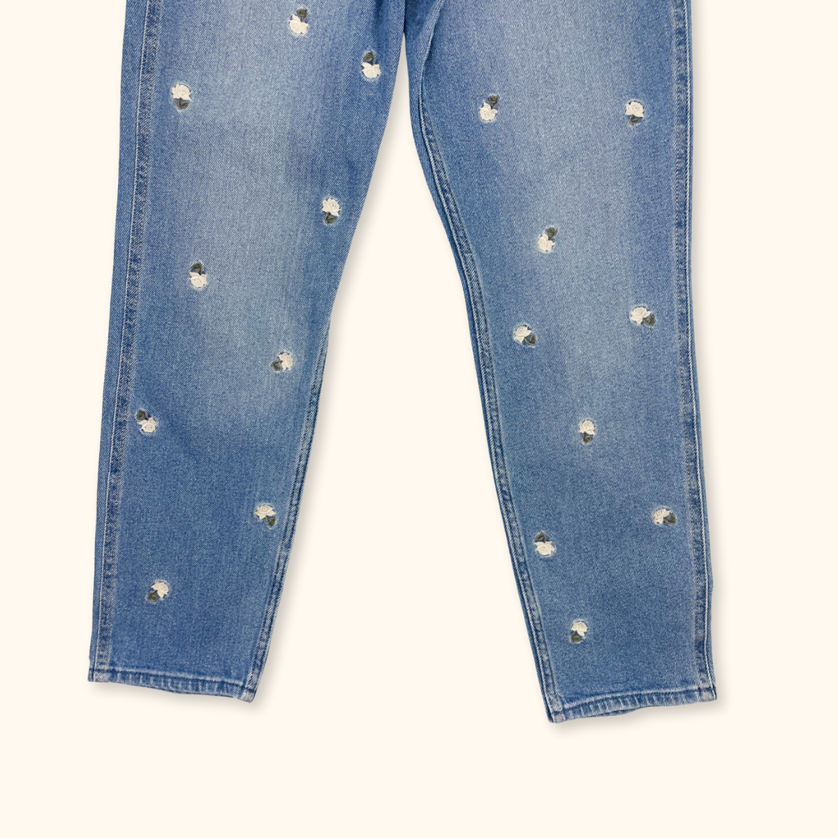 Hollister High Waist Floral Mom Jeans - Size W24