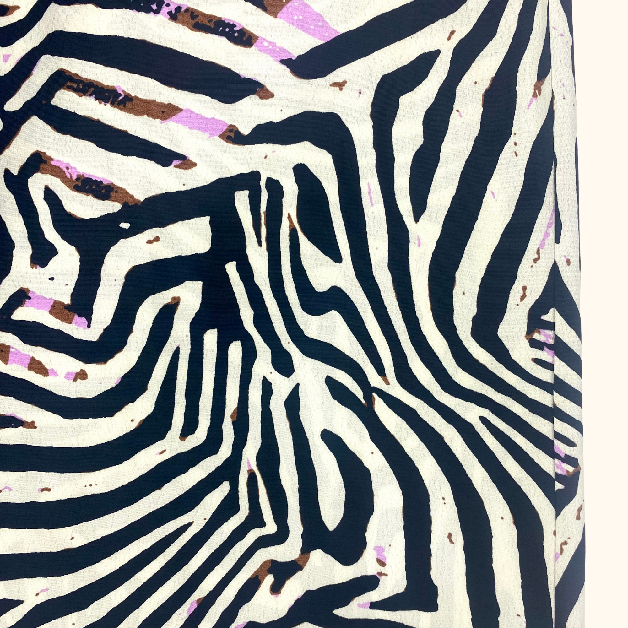 Never Fully Dressed Zebra Print Wide Leg Trousers - Size 8 - - Jeans & Trousers