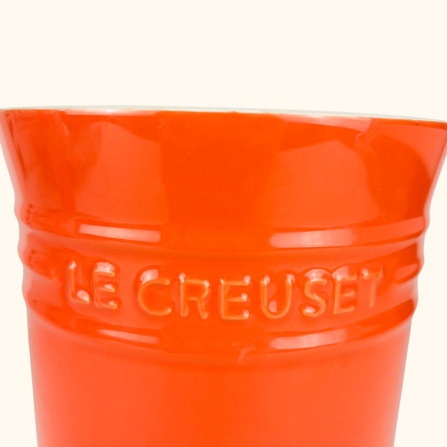 Le Creuset Stoneware Orange Medium Storage Jar 1.8L