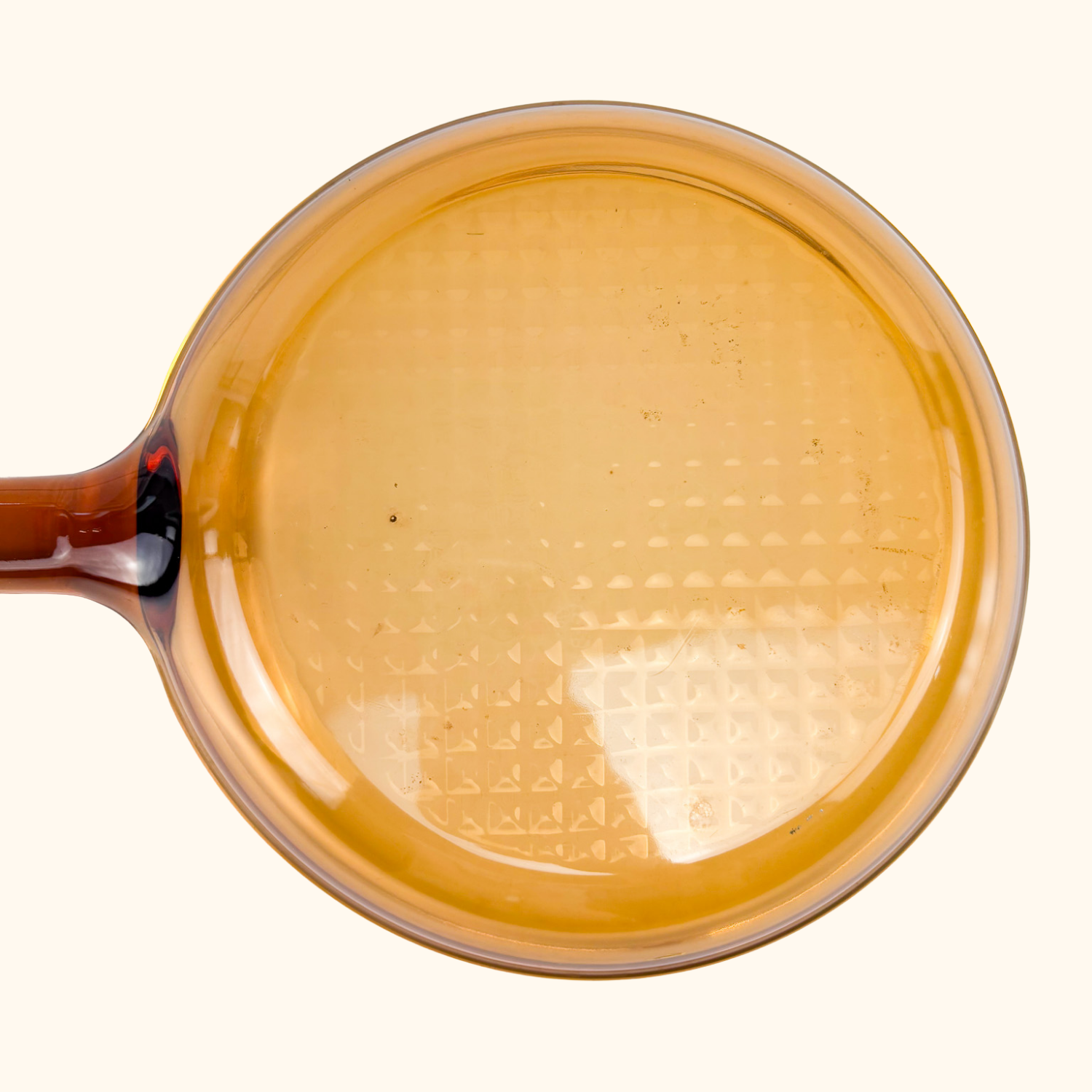 Vision Corning France Amber Glass Pan Skillet Set Vision Corning