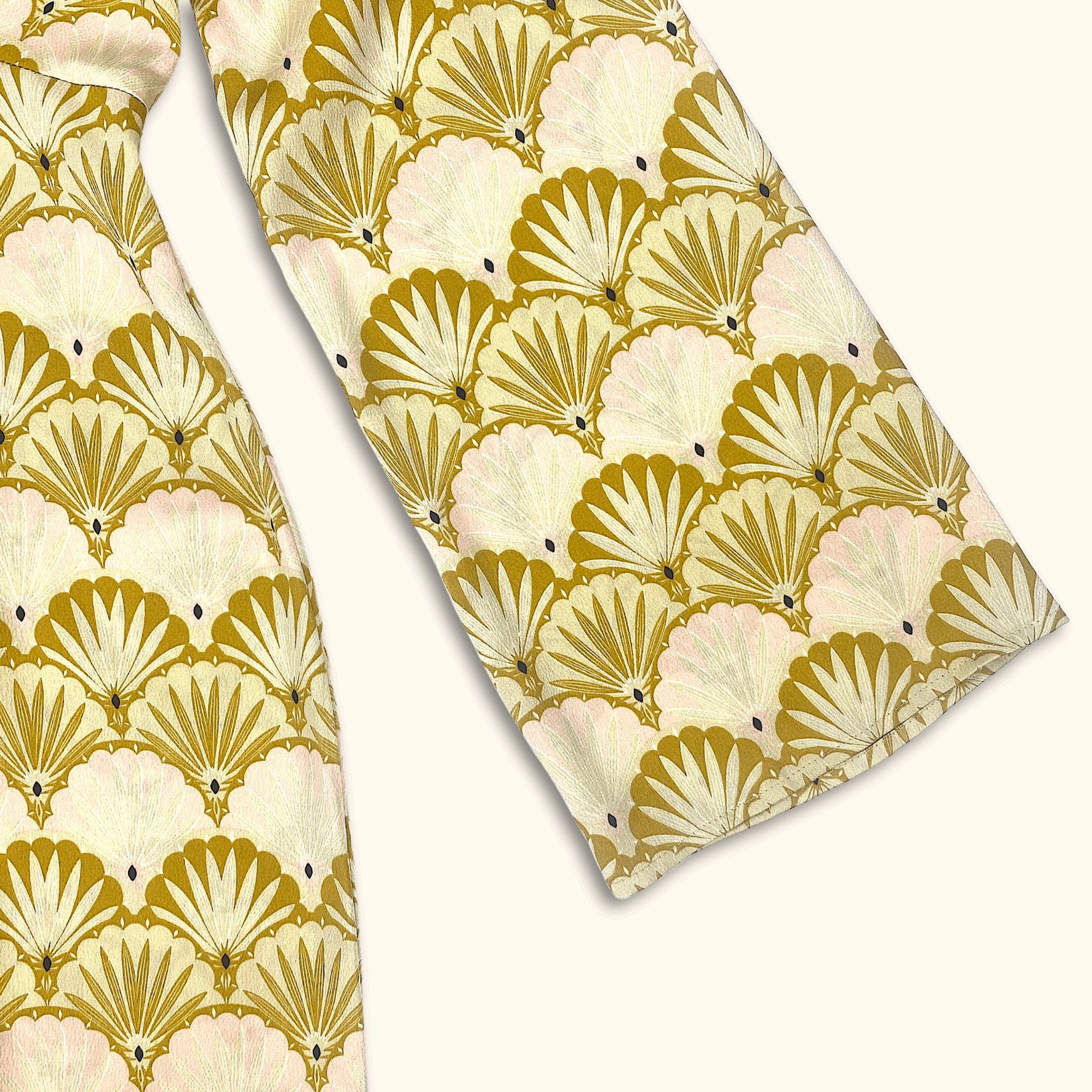 Never Fully Dressed Art Deco Long Sleeve Mini Dress - Size 6 - - Dresses