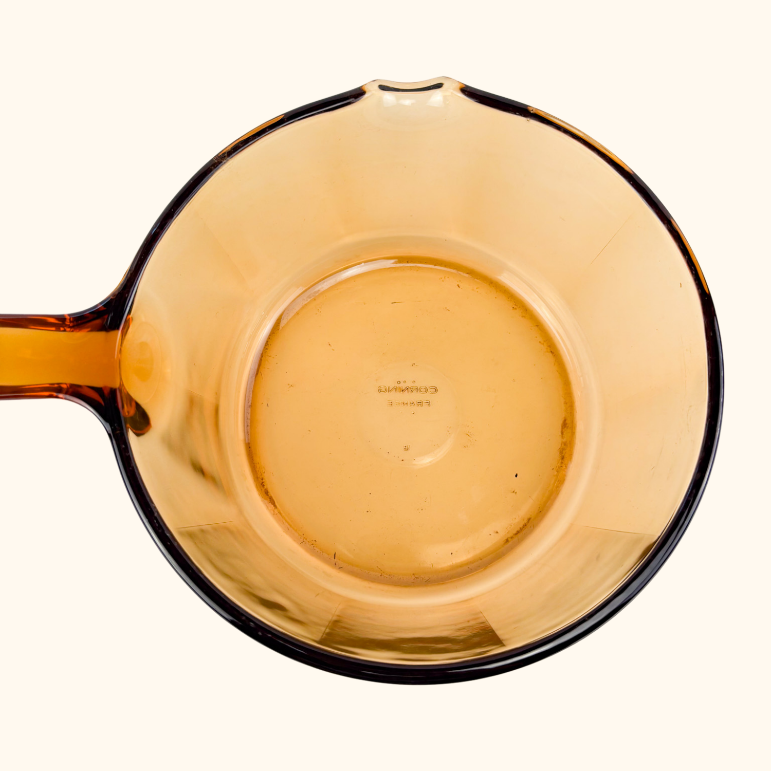 Vision Corning France Amber Glass Pan Skillet Set Vision Corning
