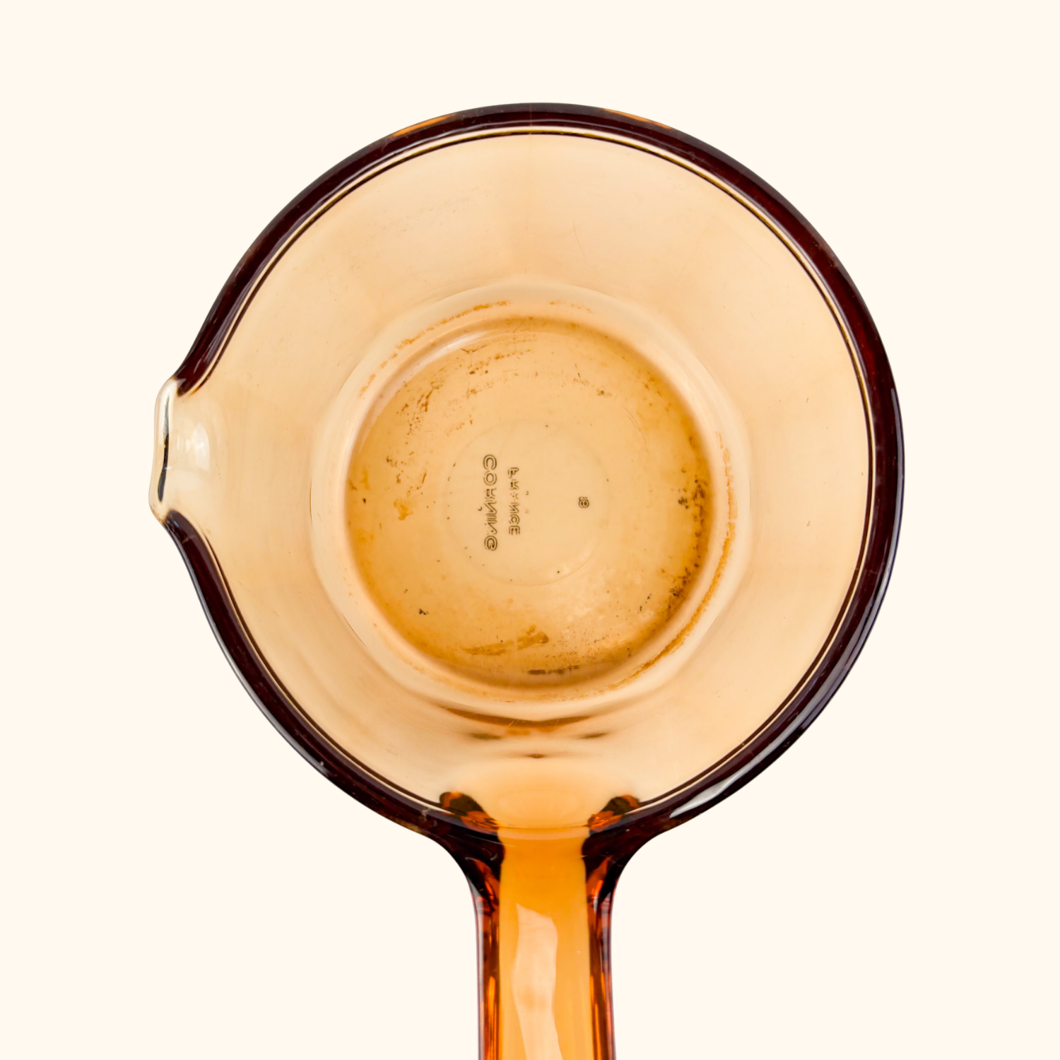 Vision Corning France Amber Glass Pan Skillet Set Vision Corning