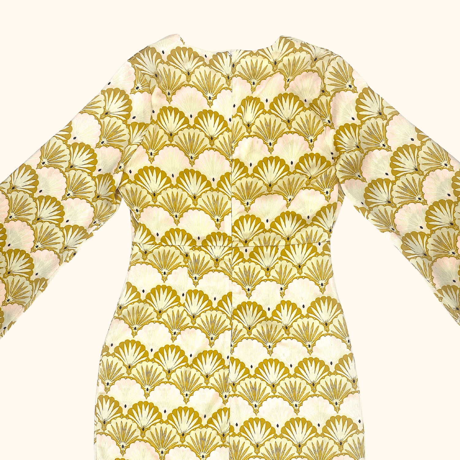 Never Fully Dressed Art Deco Long Sleeve Mini Dress - Size 6 Never fully dressed