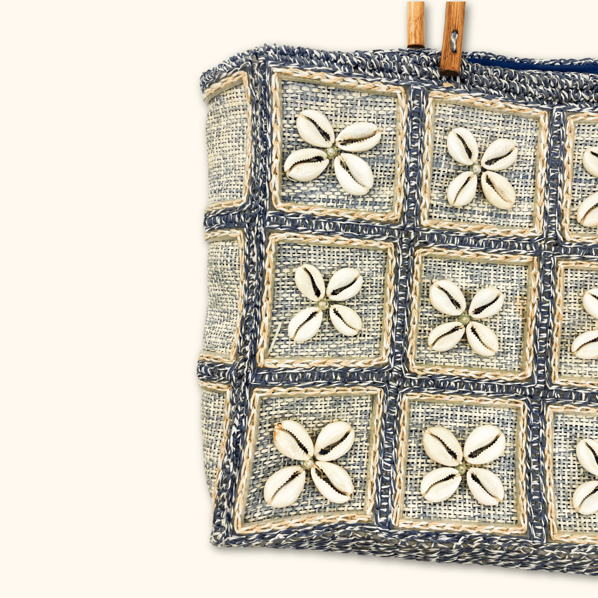 Vintage Janna Hall Shell Beach Bag - - Shoes & boots