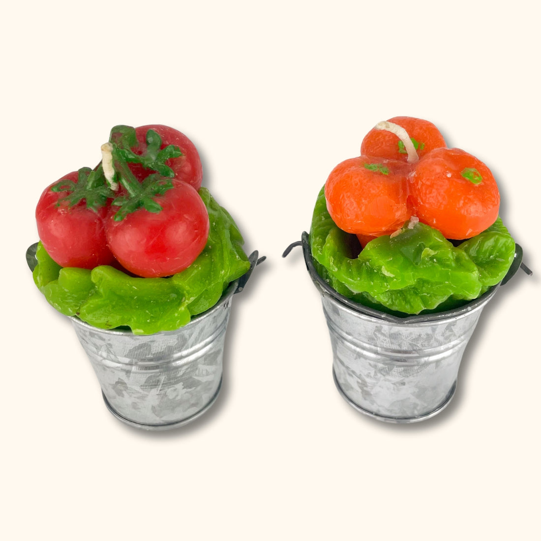 Unique Fruit Shaped Candles Tomato and Orange -  - Candles
