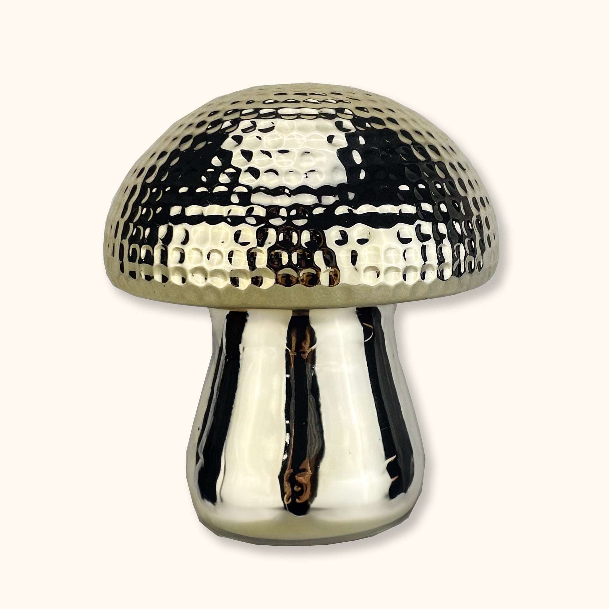 Funky Gold Mushroom Ornament - - Ornaments
