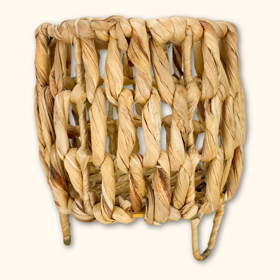 Wicker Standing Small Plant Pot -  - Plant pots