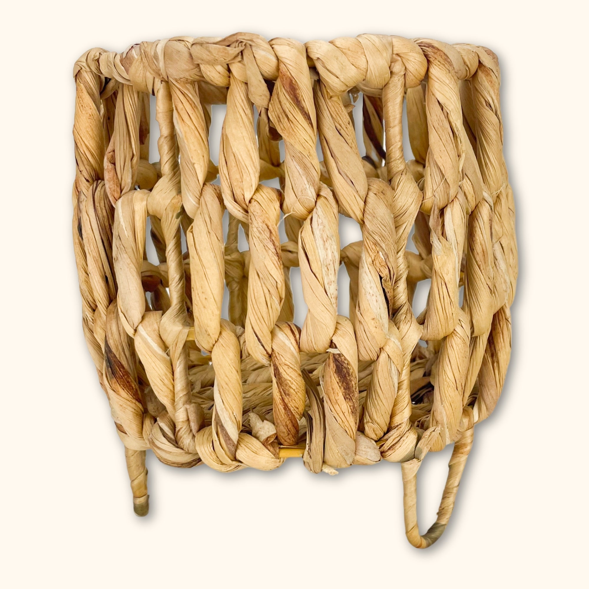 Wicker Standing Small Plant Pot -  - Plant pots