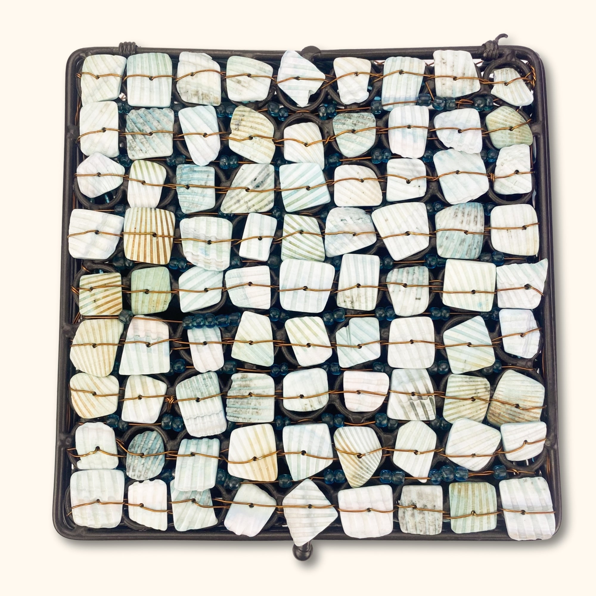 Shell Metal Trinket Jewellery Box -  - Decoration