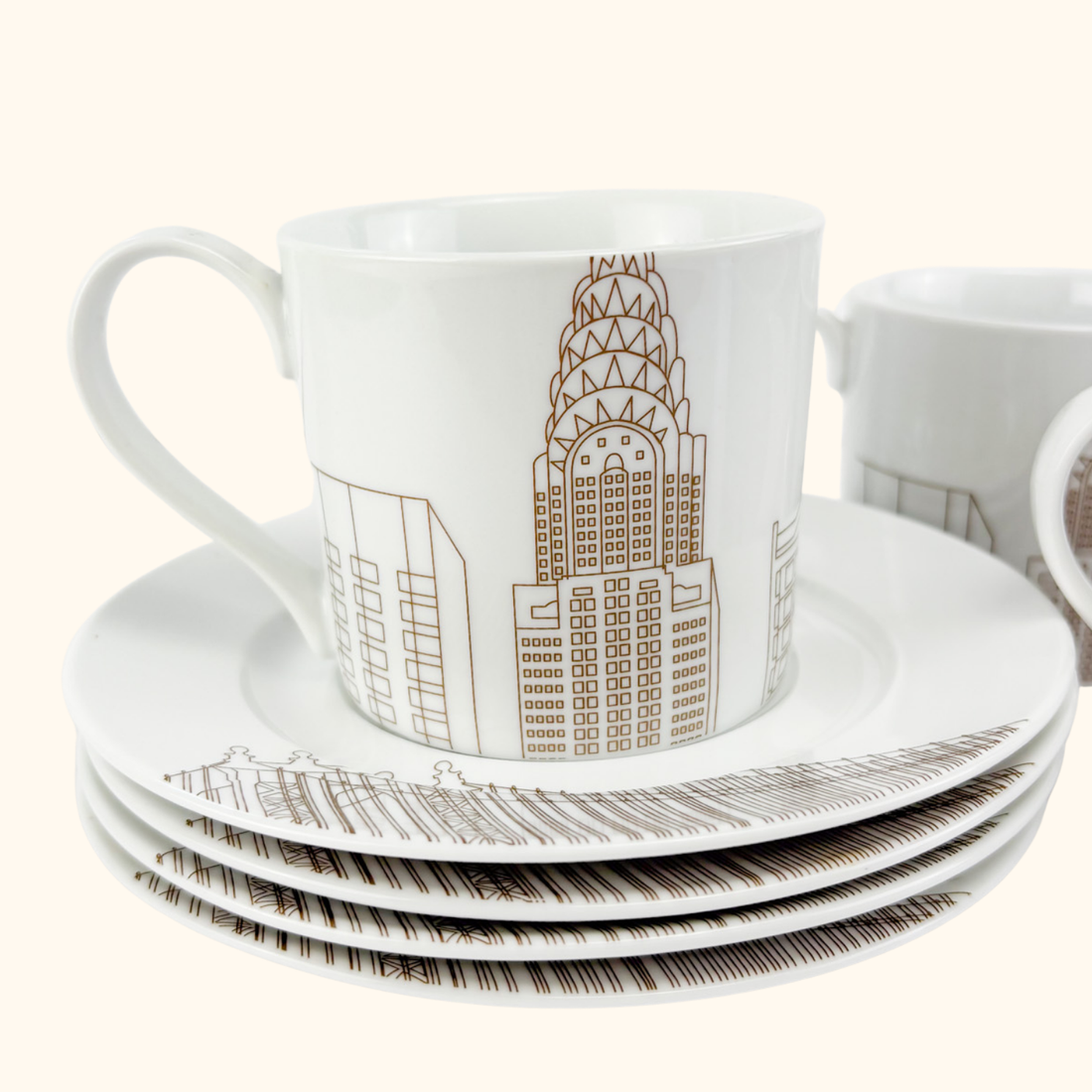 Kenneth Cole New York to China Cup and Saucer Set Kenneth Cole