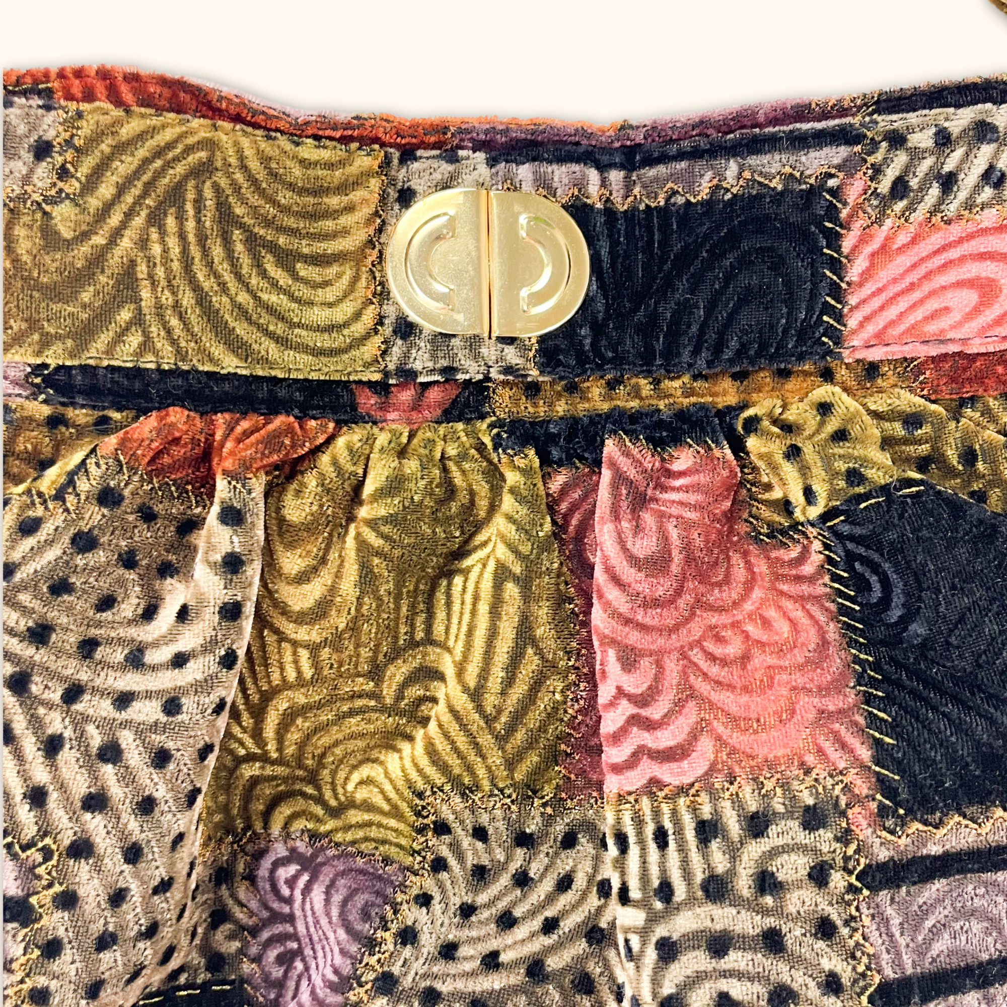 Vintage Patchwork Boho Shoulder Bag - - Bags