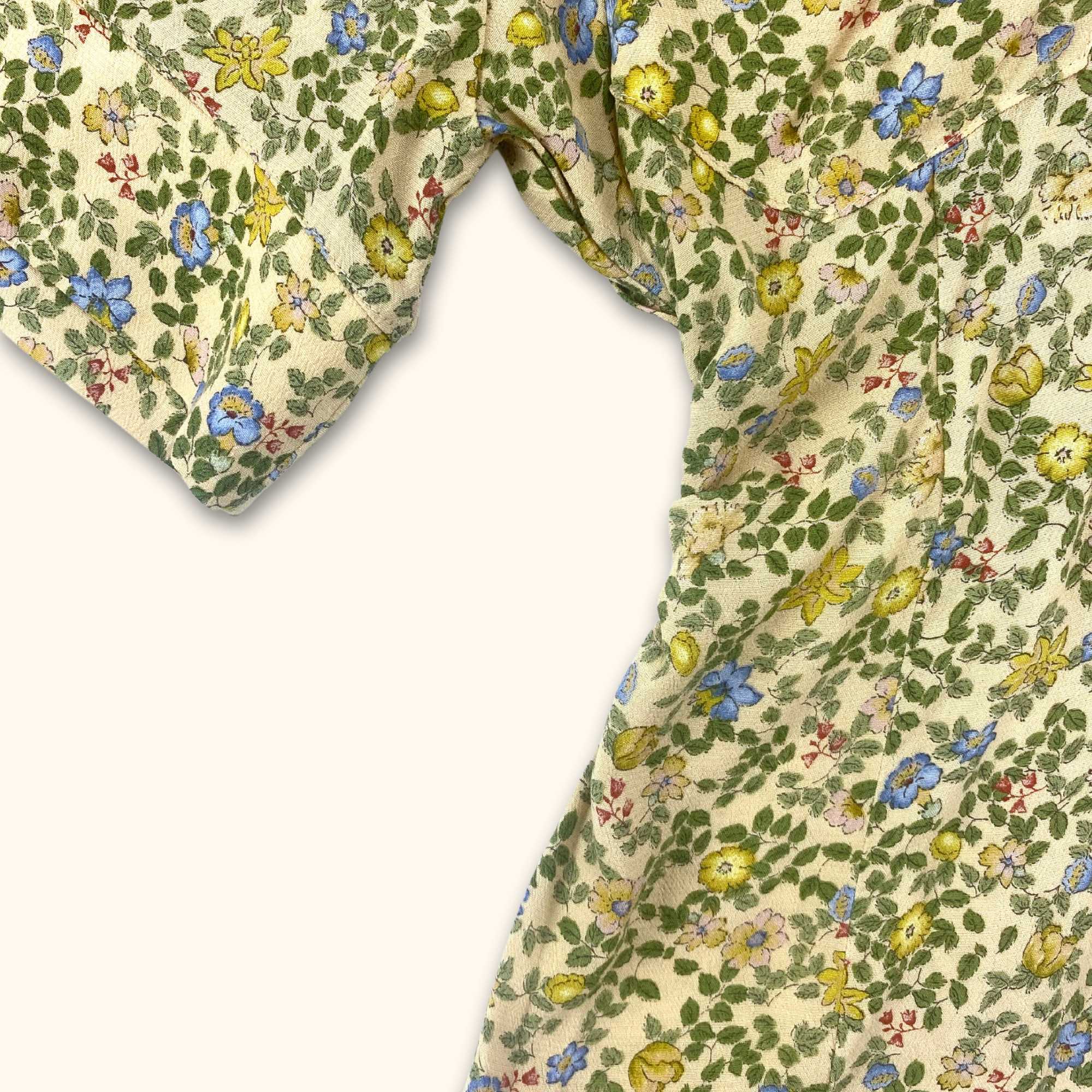 Zara Midi Floral Shirt Dress - Size Small - - Dresses