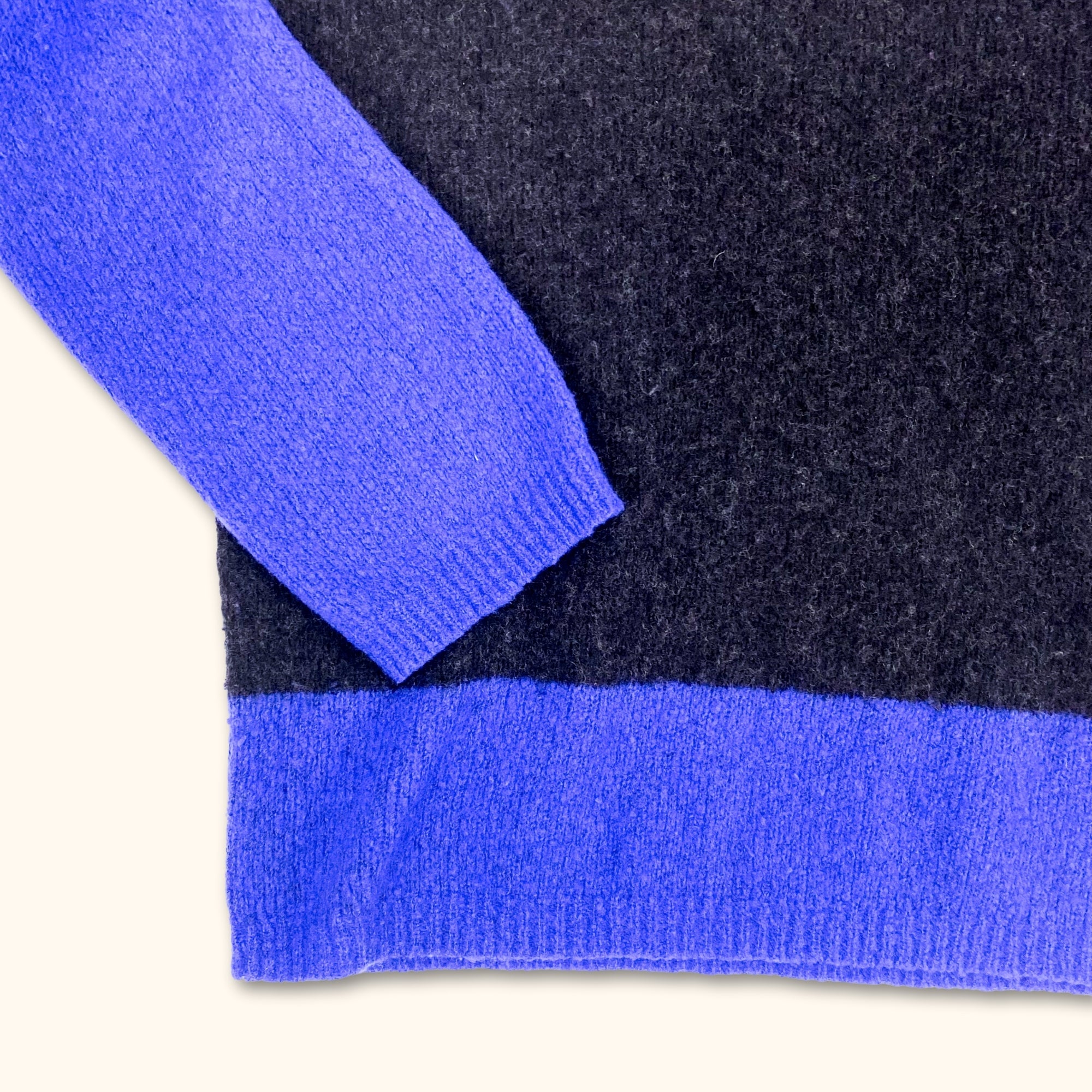 Luisa Cerano Long Sleeve Dark Grey Wool Jumper - Size 12 - - Jumpers