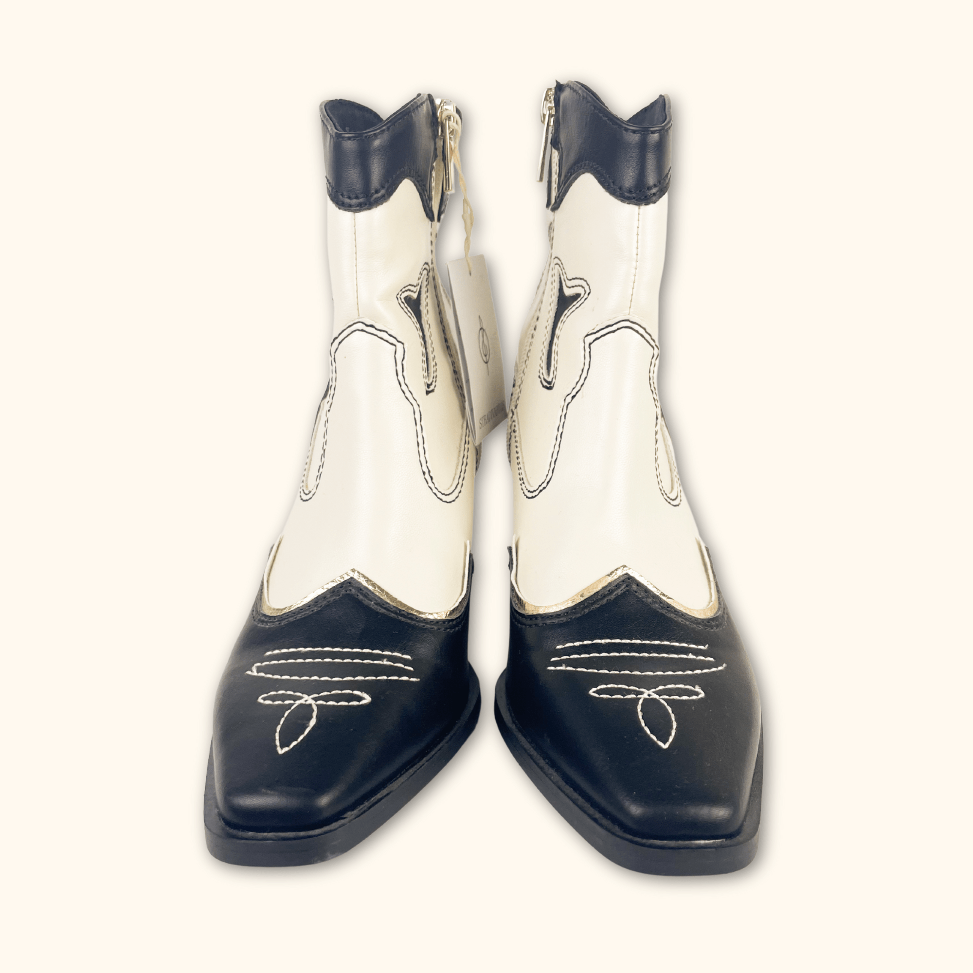 Stradivarius Cowboy Ankle Boots - Size 4 Stradivarius