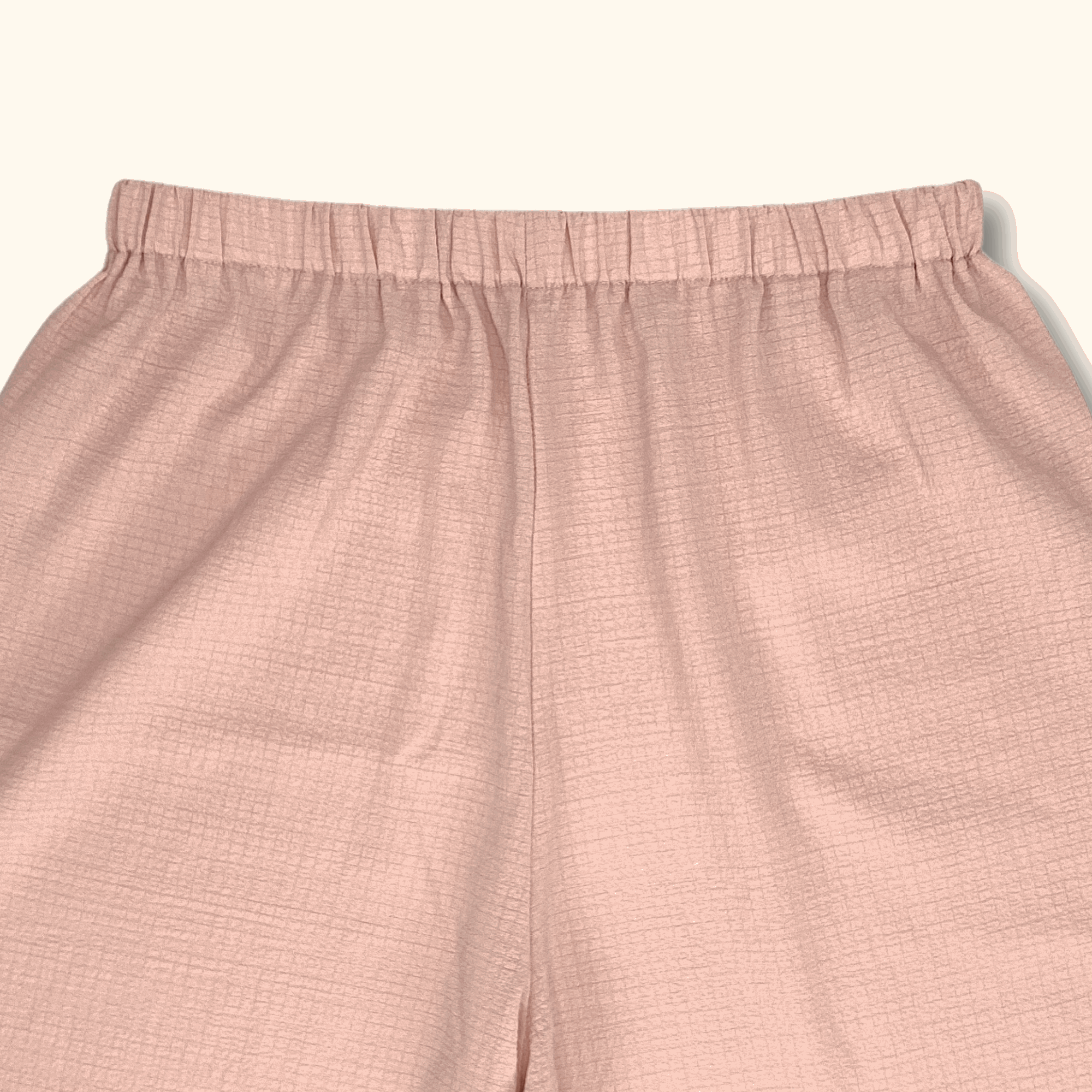 Light Pink Wide Leg Frill High Waisted Trousers - Size Large - - Jeans & Trousers