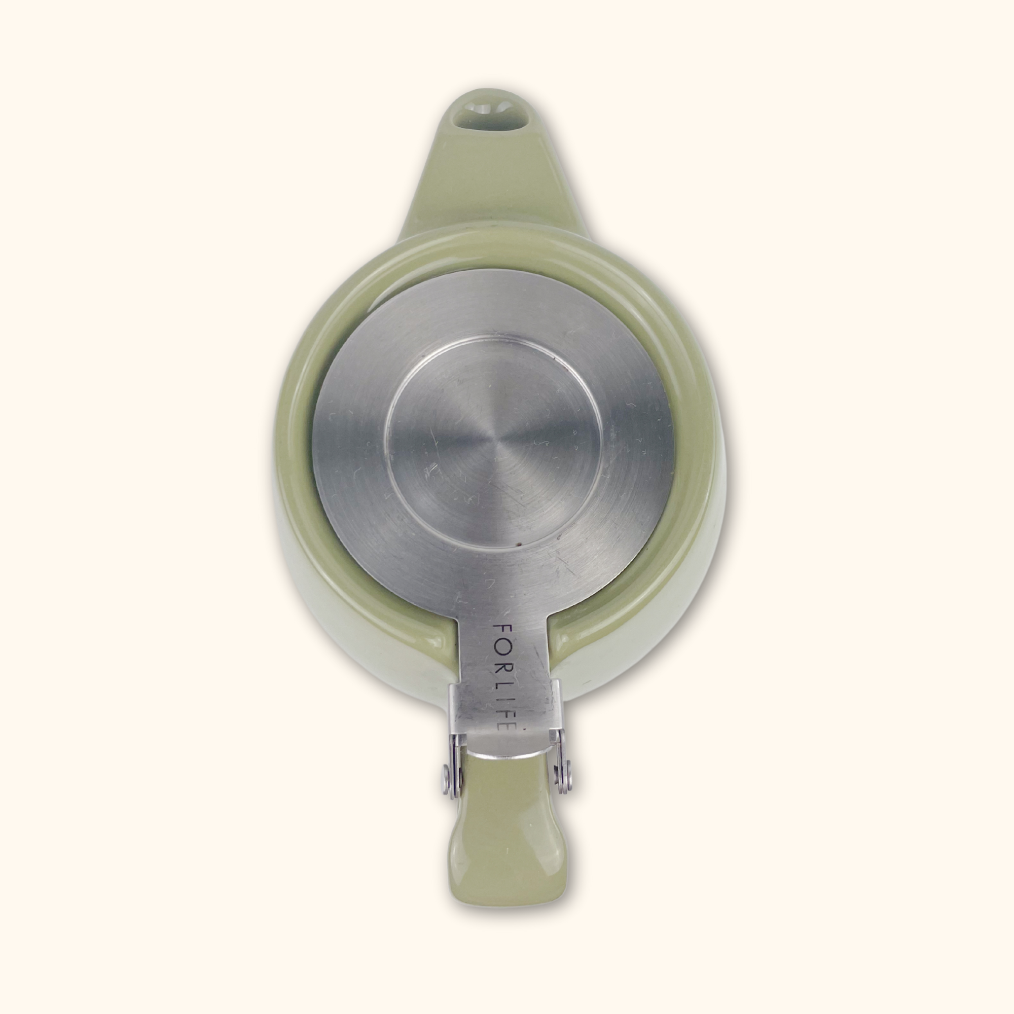 Sage Green For Life Suki Ceramic Tea Pot - - Kitchenware