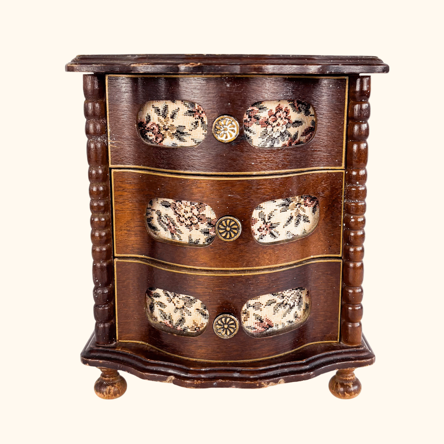 Japanese Solid Wood Musical Jewellery Box Sunshine Thrift