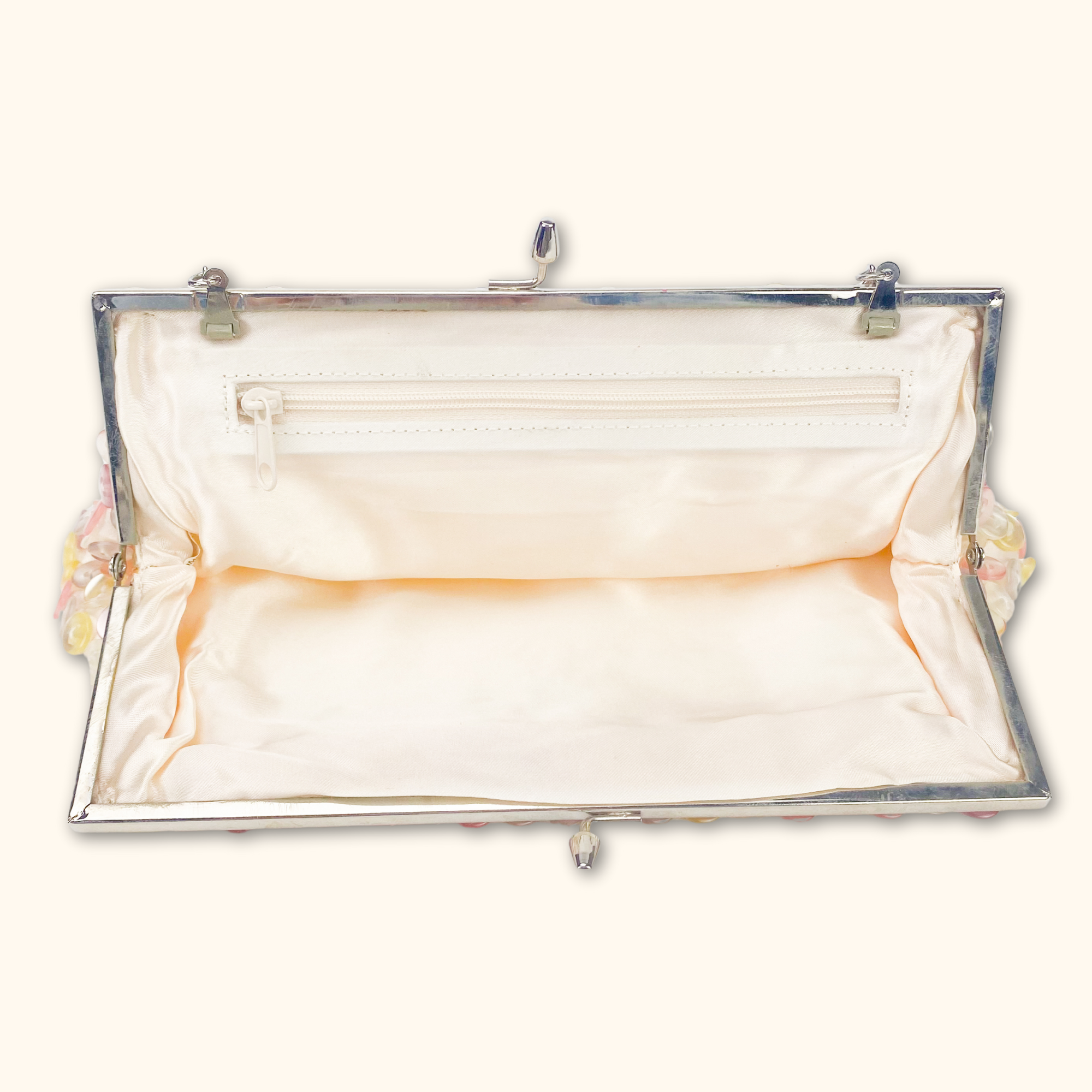 Handmade Pink Button Shoulder Bag -  - Bags